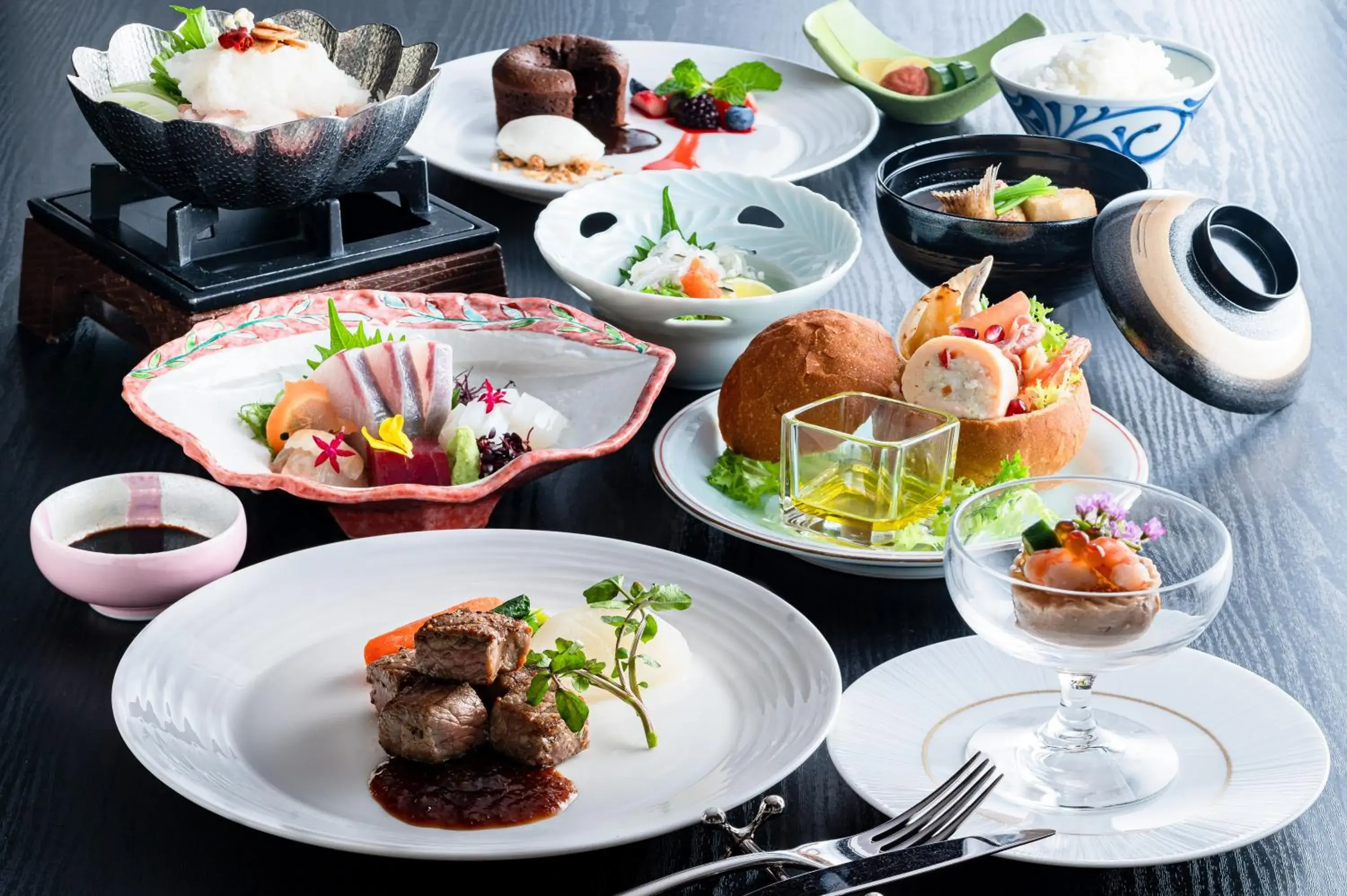 Food in Kowakuen Haruka Food in Kowakuen Haruka