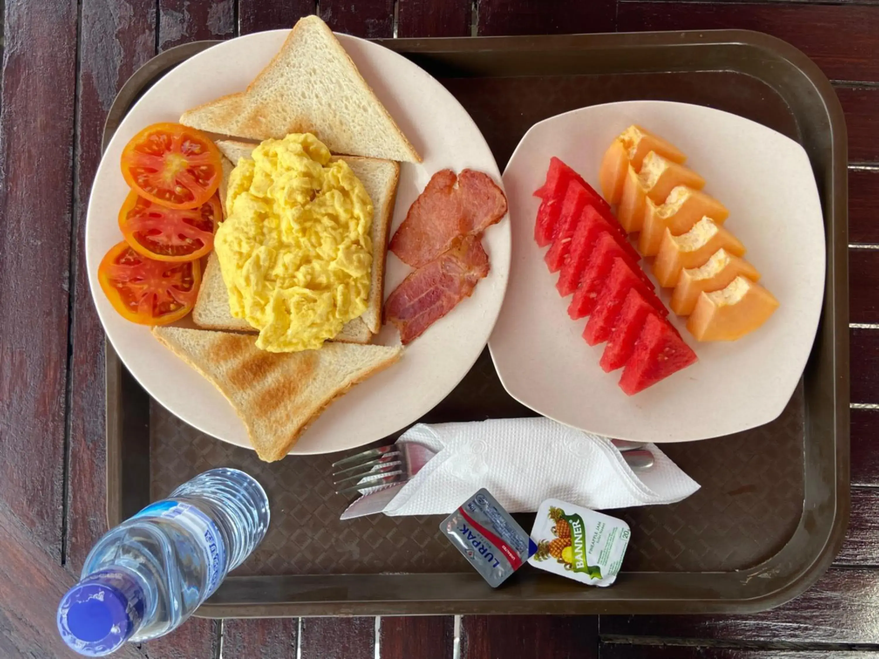 Breakfast in D' Kubu Pratama Homestay Breakfast in D' Kubu Pratama Homestay