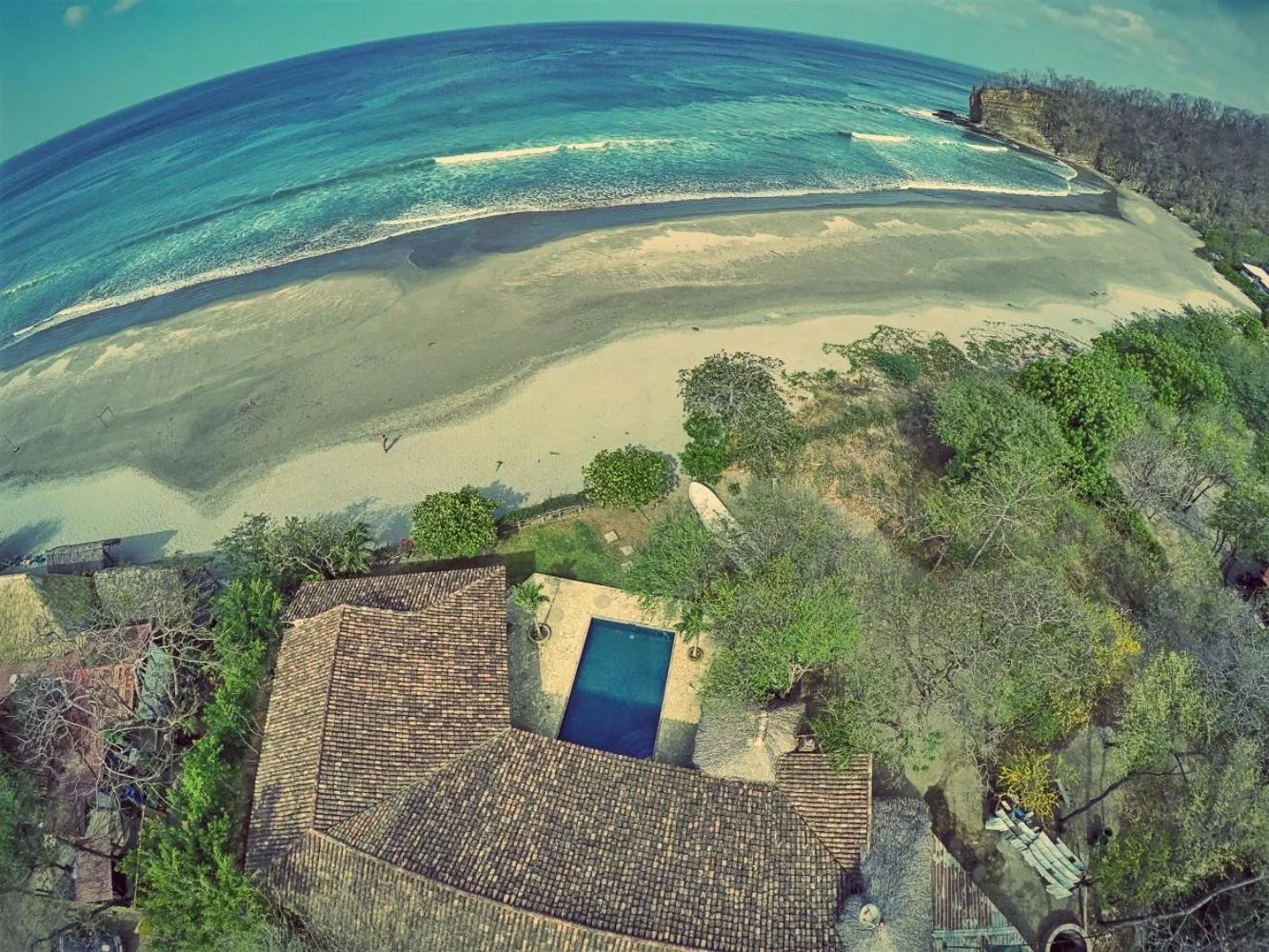 Bird's eye view in La Veranera, Playa El Coco