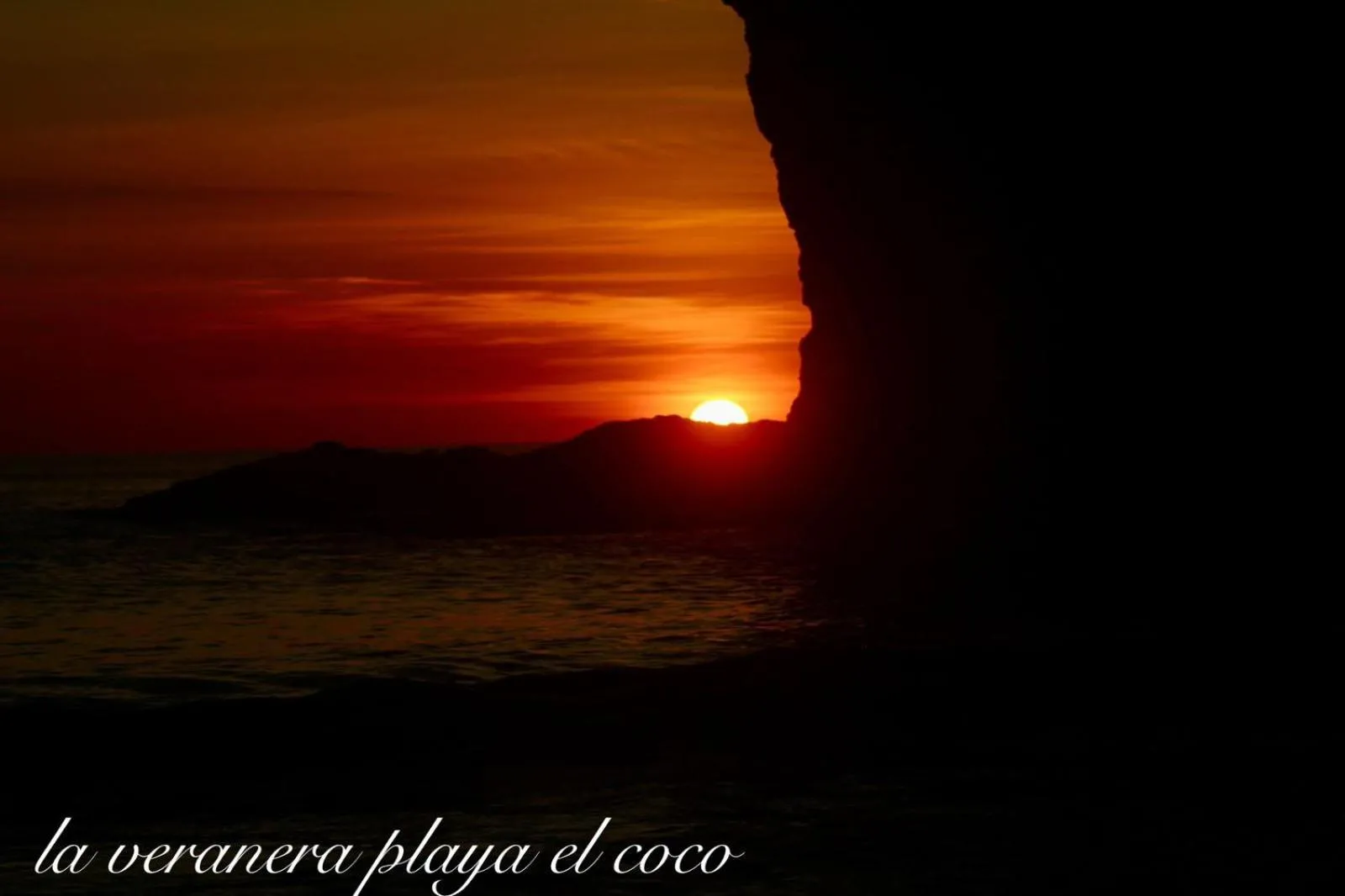 Natural landscape in La Veranera, Playa El Coco