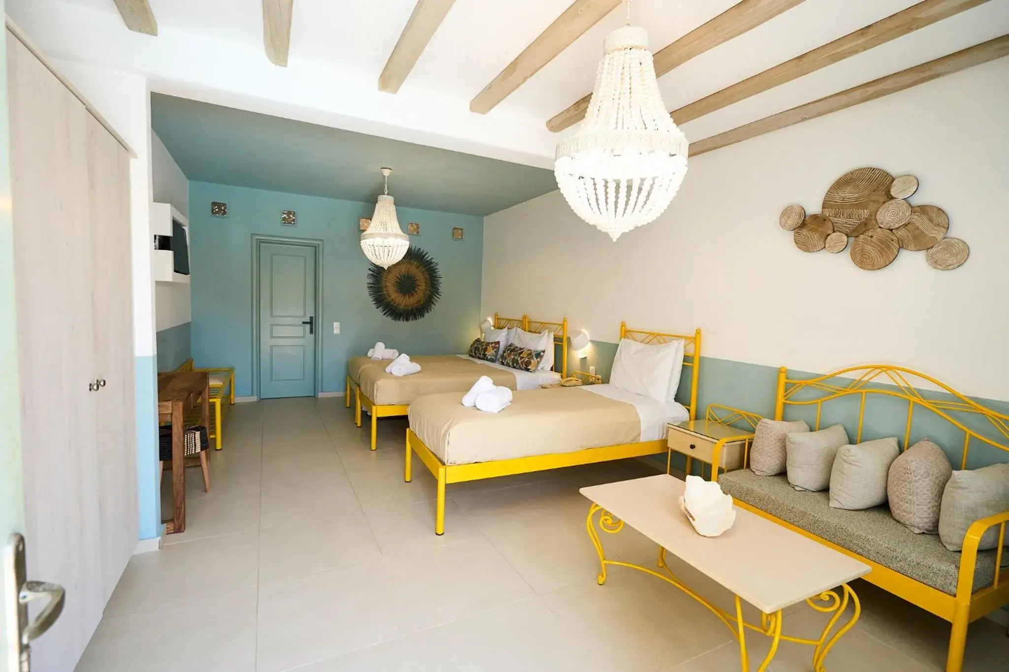 Superior Triple Room with Pool View in Bellissimo Resort Superior Triple Room with Pool View in Bellissimo Resort