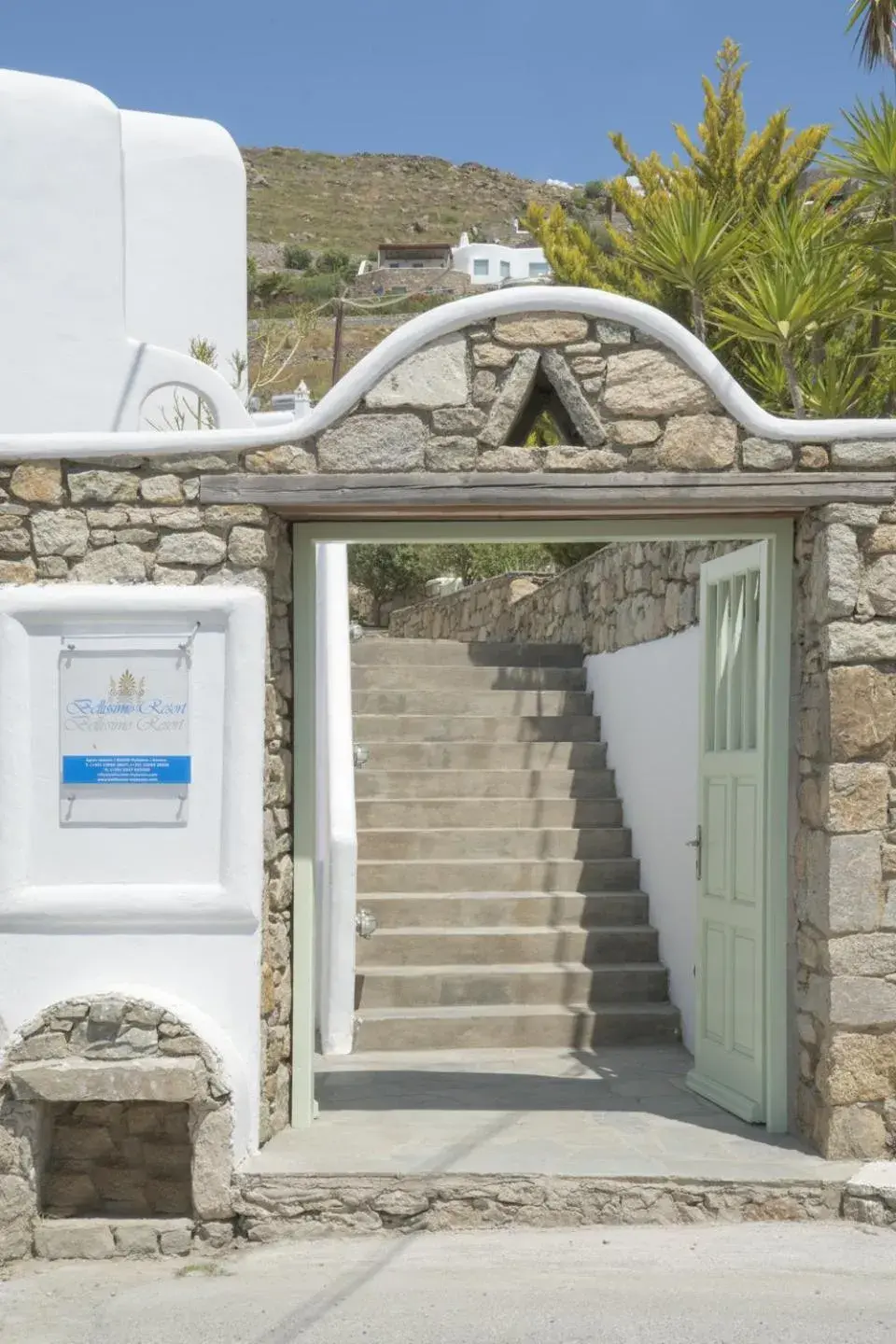 Facade/entrance in Bellissimo Resort Facade/entrance in Bellissimo Resort