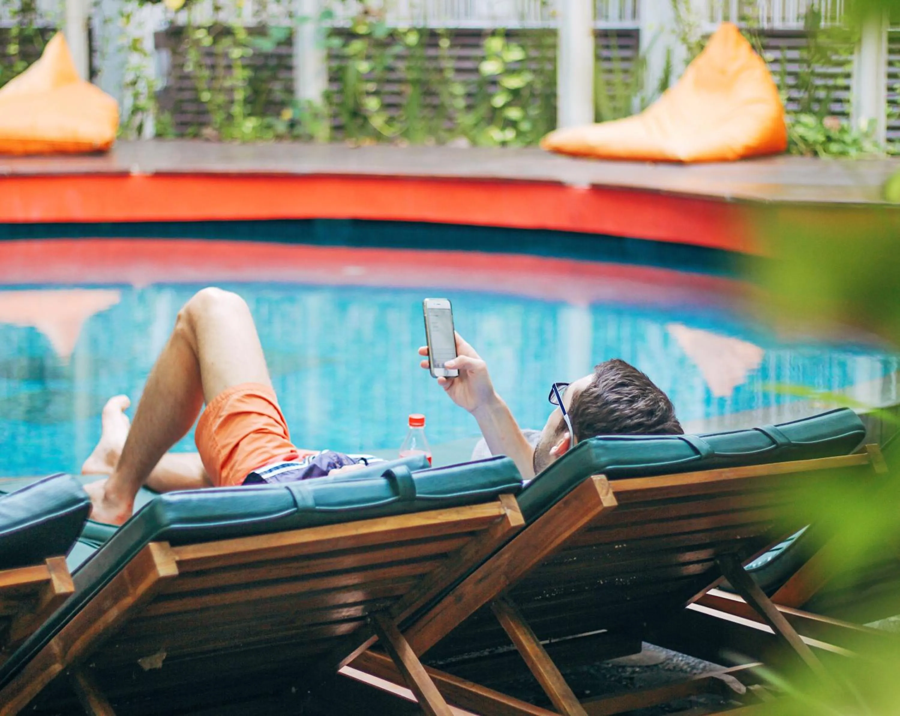 Swimming pool in Grandmas Plus Hotel Seminyak
