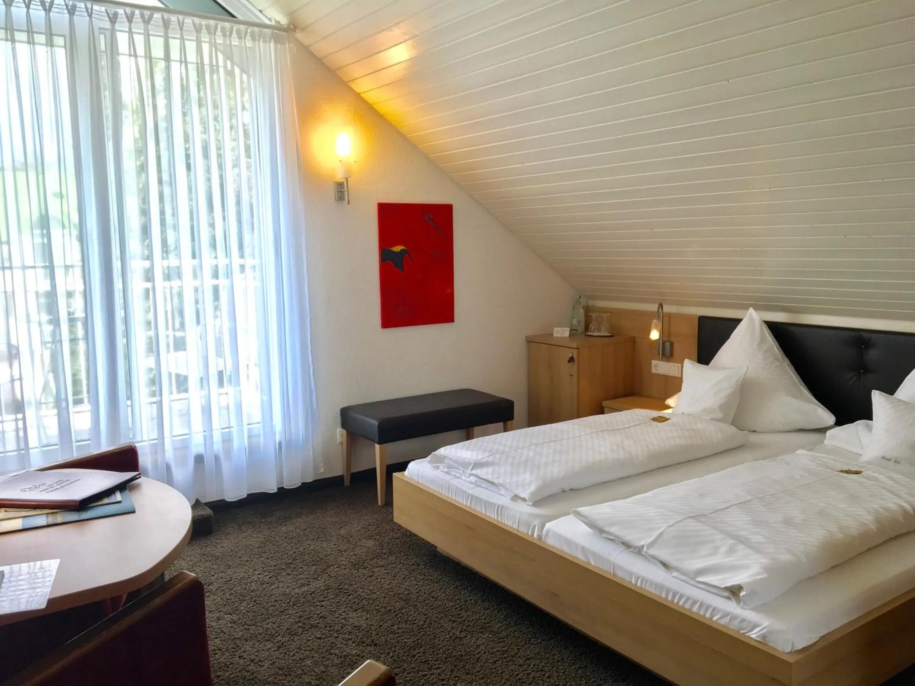 Photo of the whole room, Bed in Iris am See garni