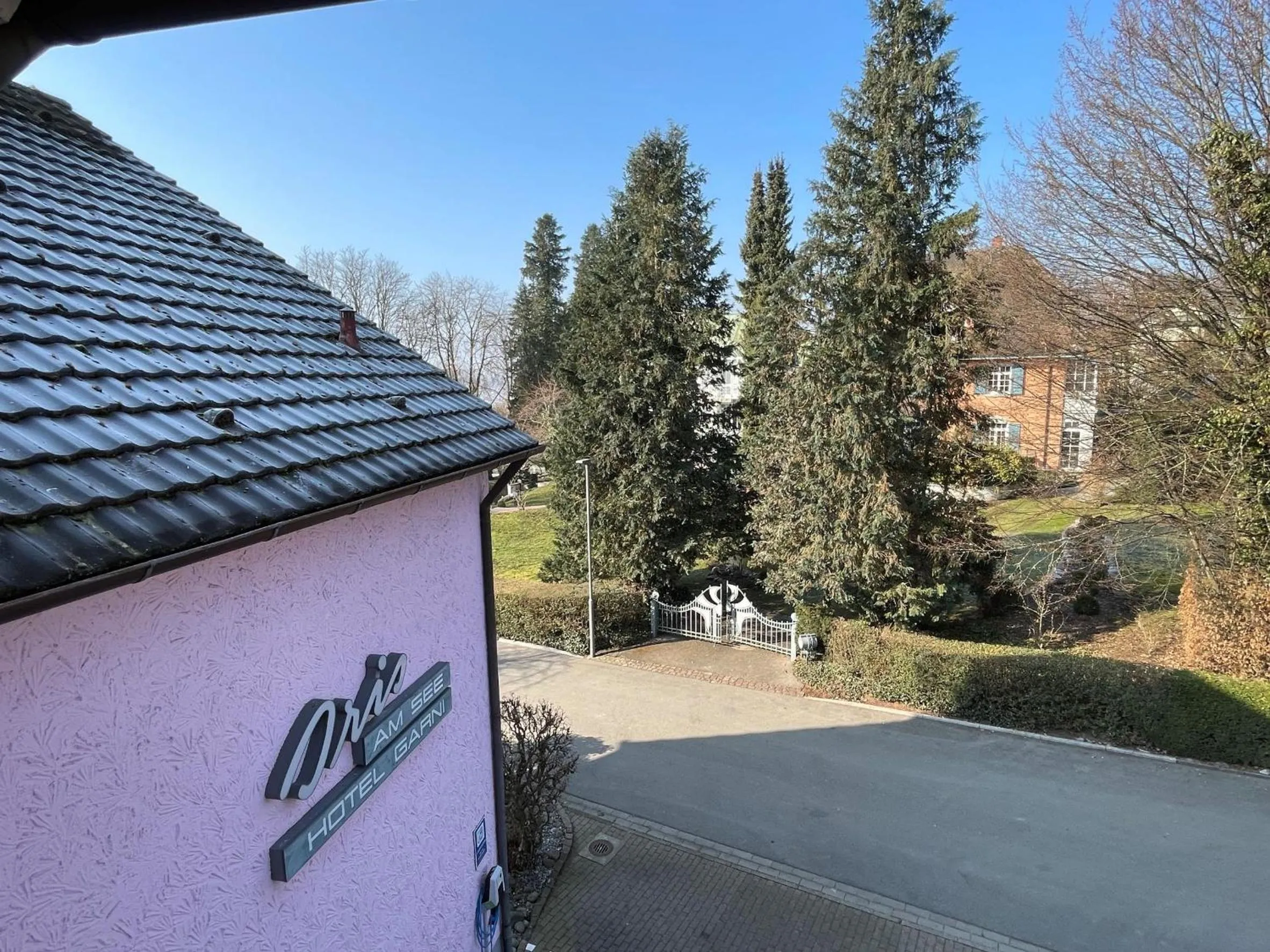 View (from property/room) in Iris am See garni