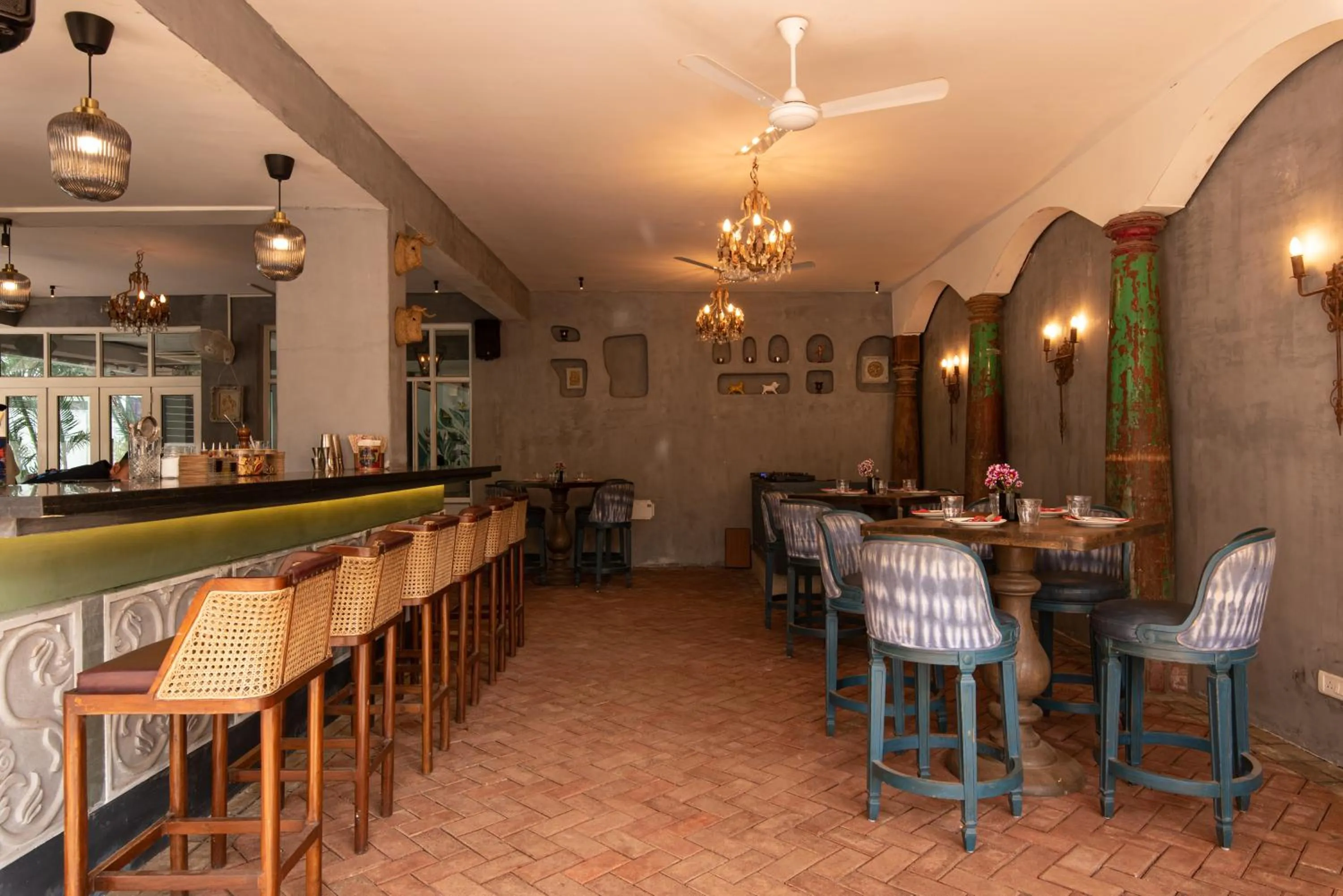 Lounge or bar, Restaurant/Places to Eat in Living Room by Seasons, Goa