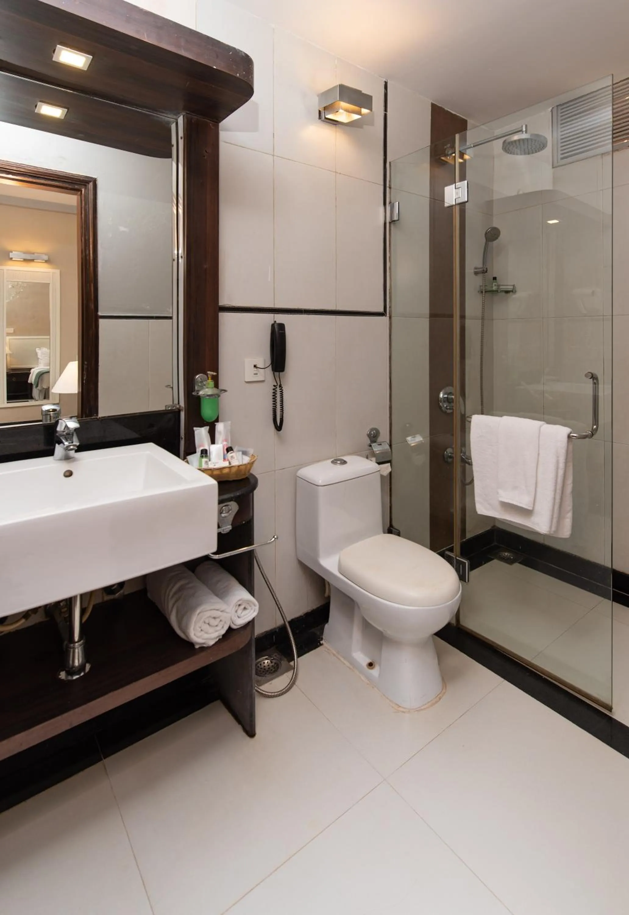 Shower, Bathroom in Living Room by Seasons, Goa