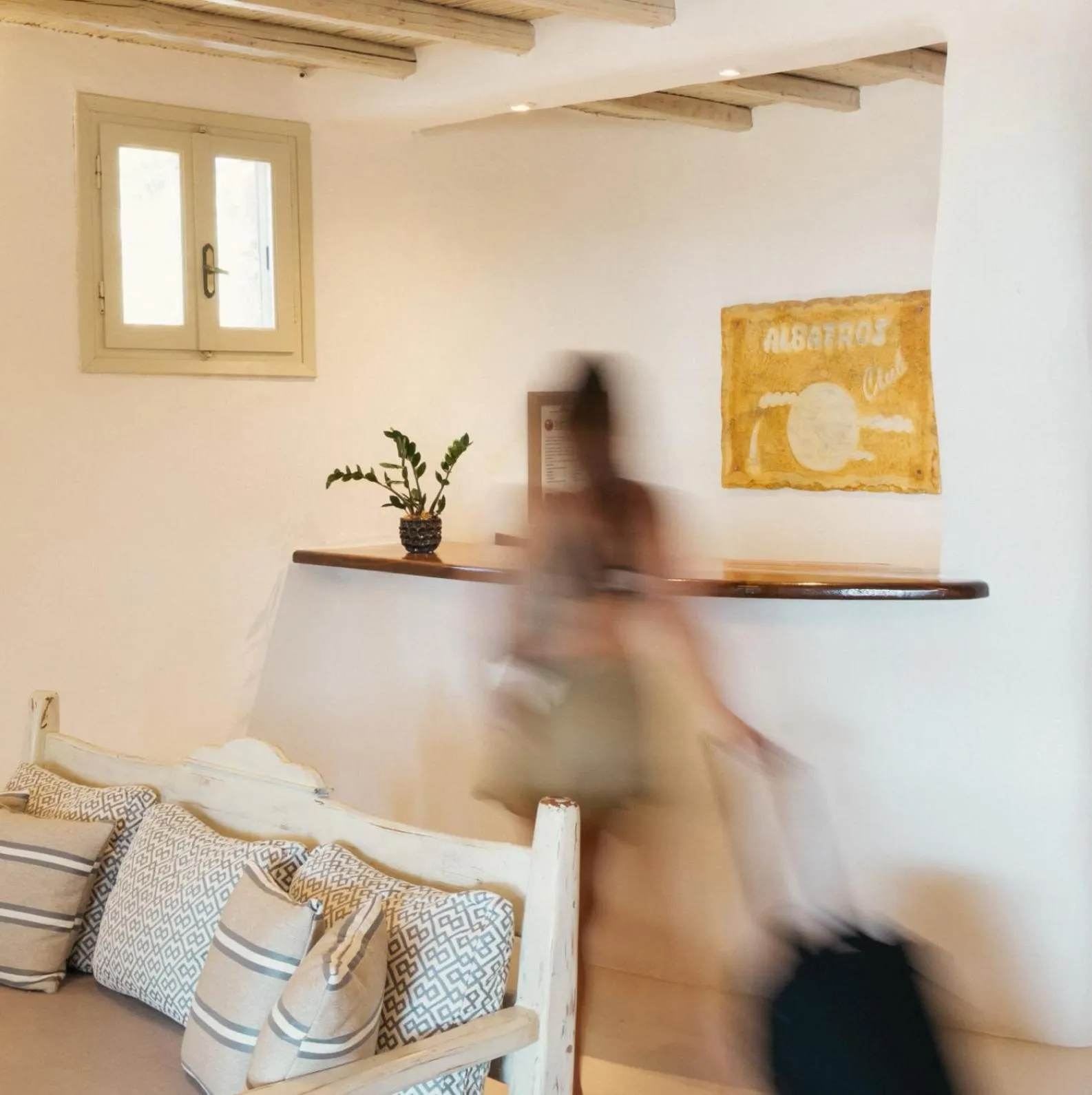 People in Albatros Club Mykonos