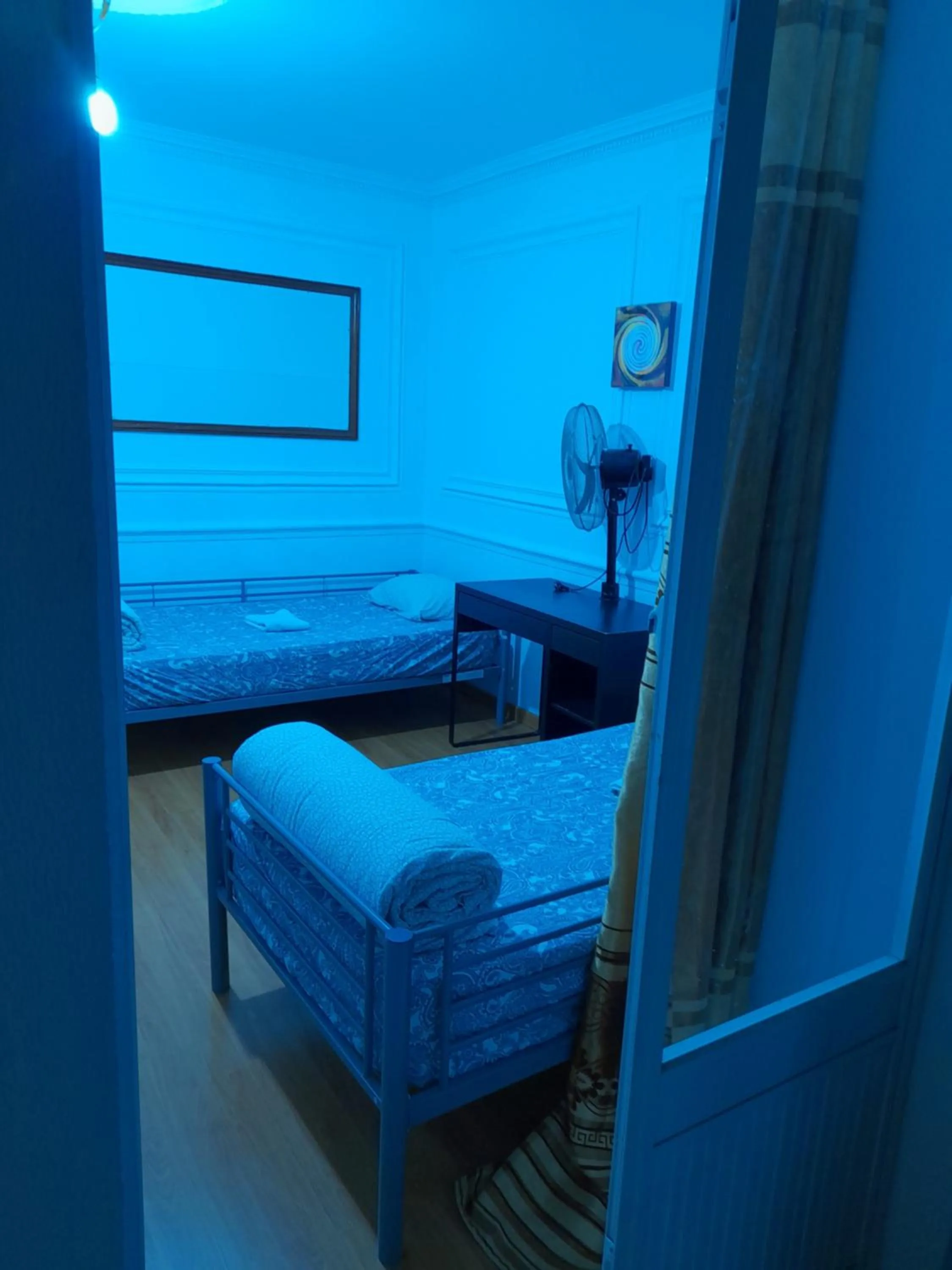 Bed in Garden Guest House