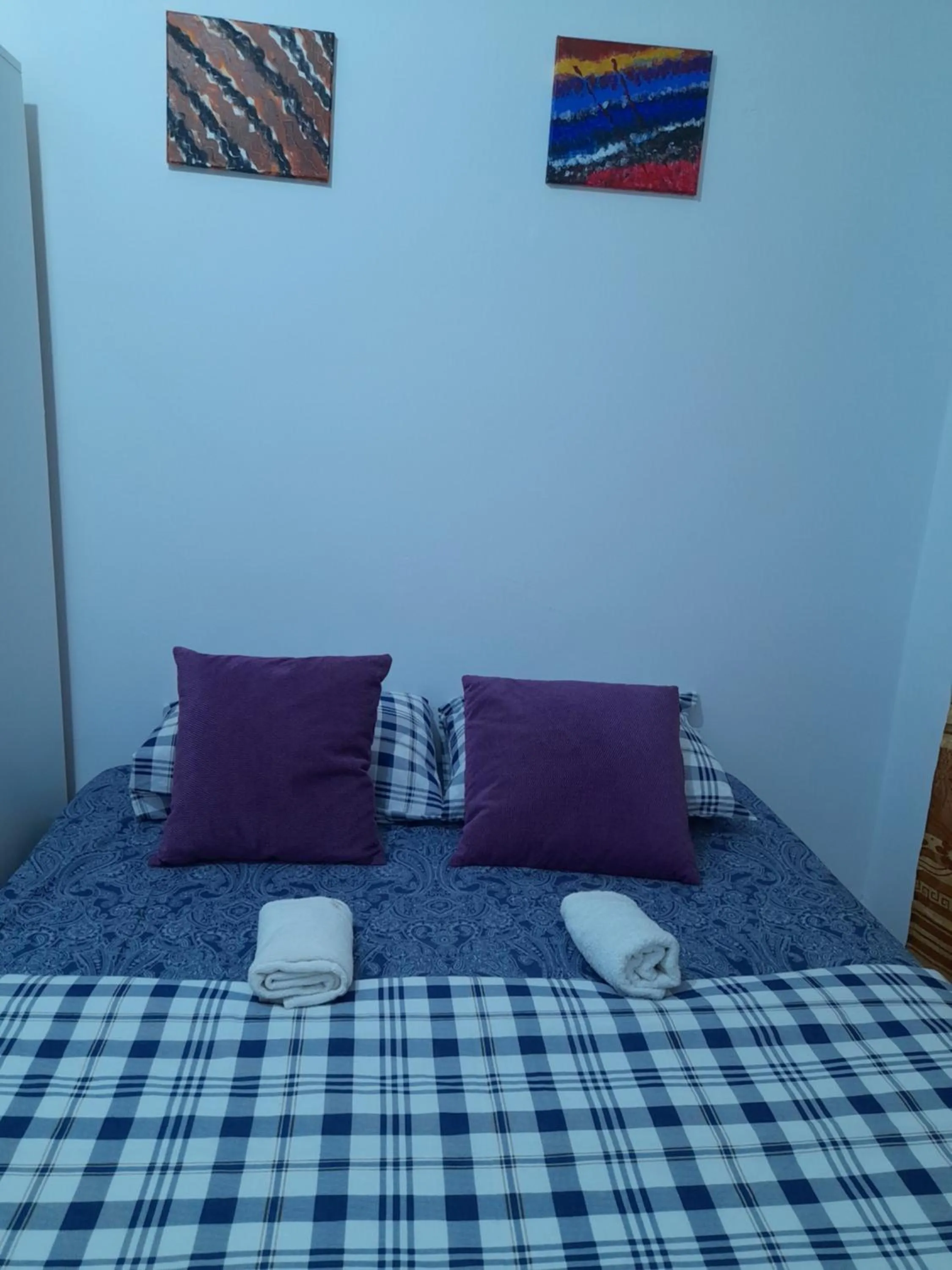 Bed in Garden Guest House