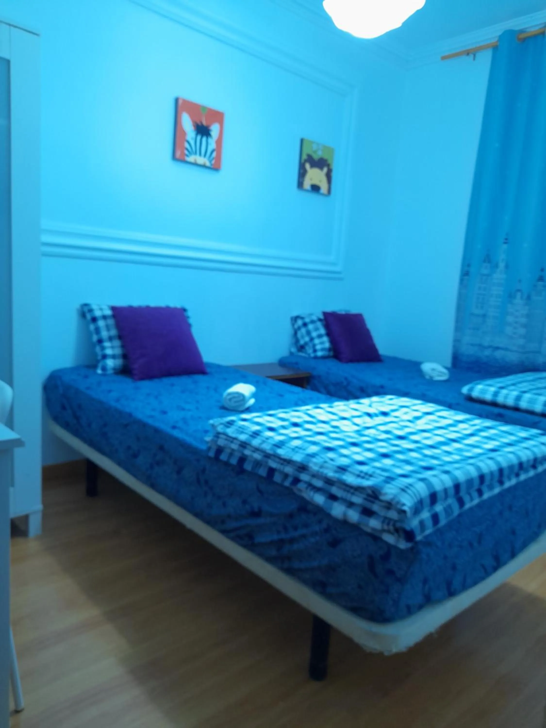 Bed in Garden Guest House