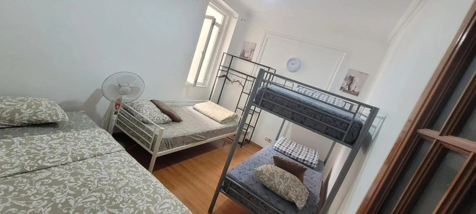 Bed in Garden Guest House