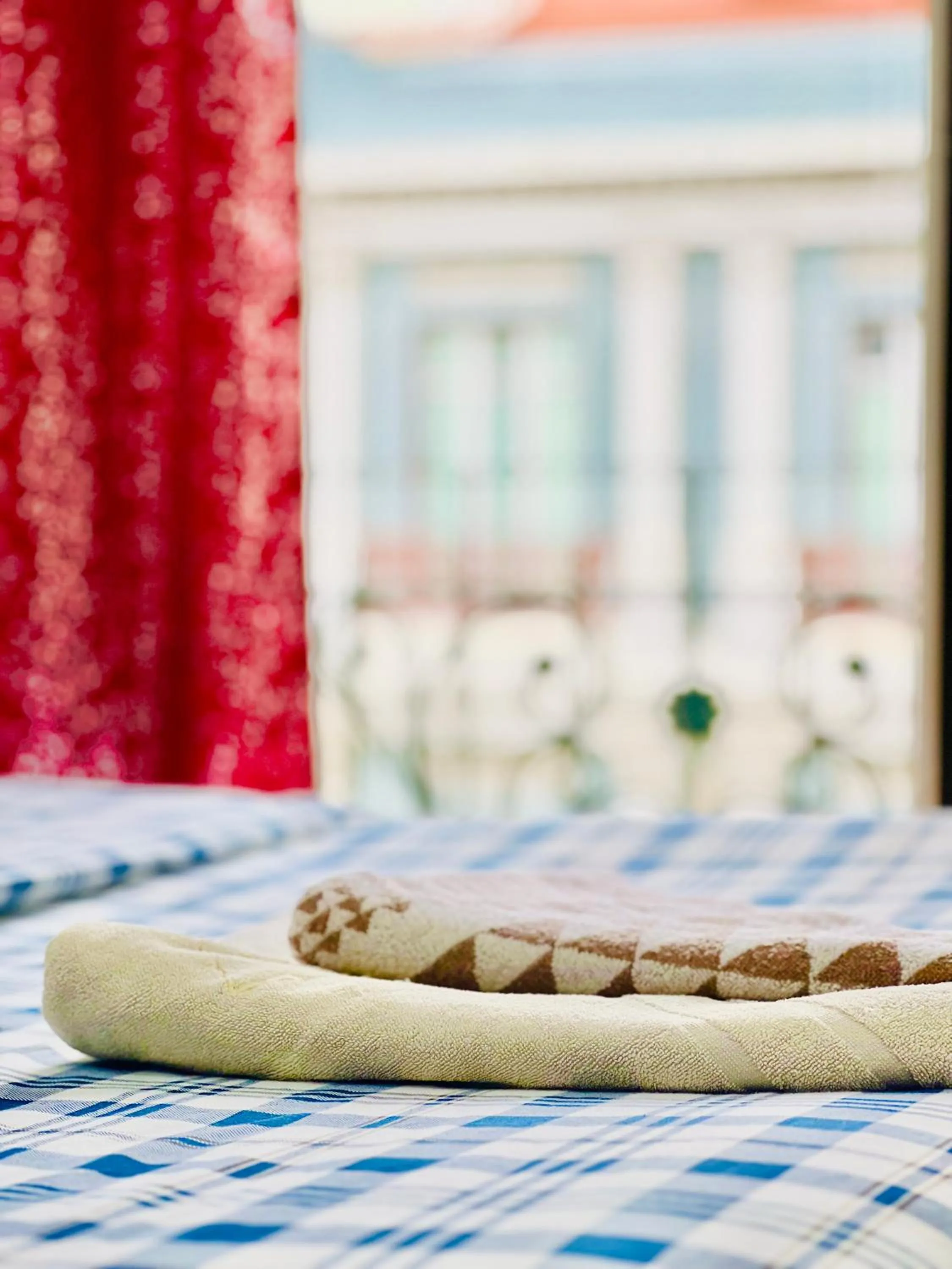 Bed in Garden Guest House