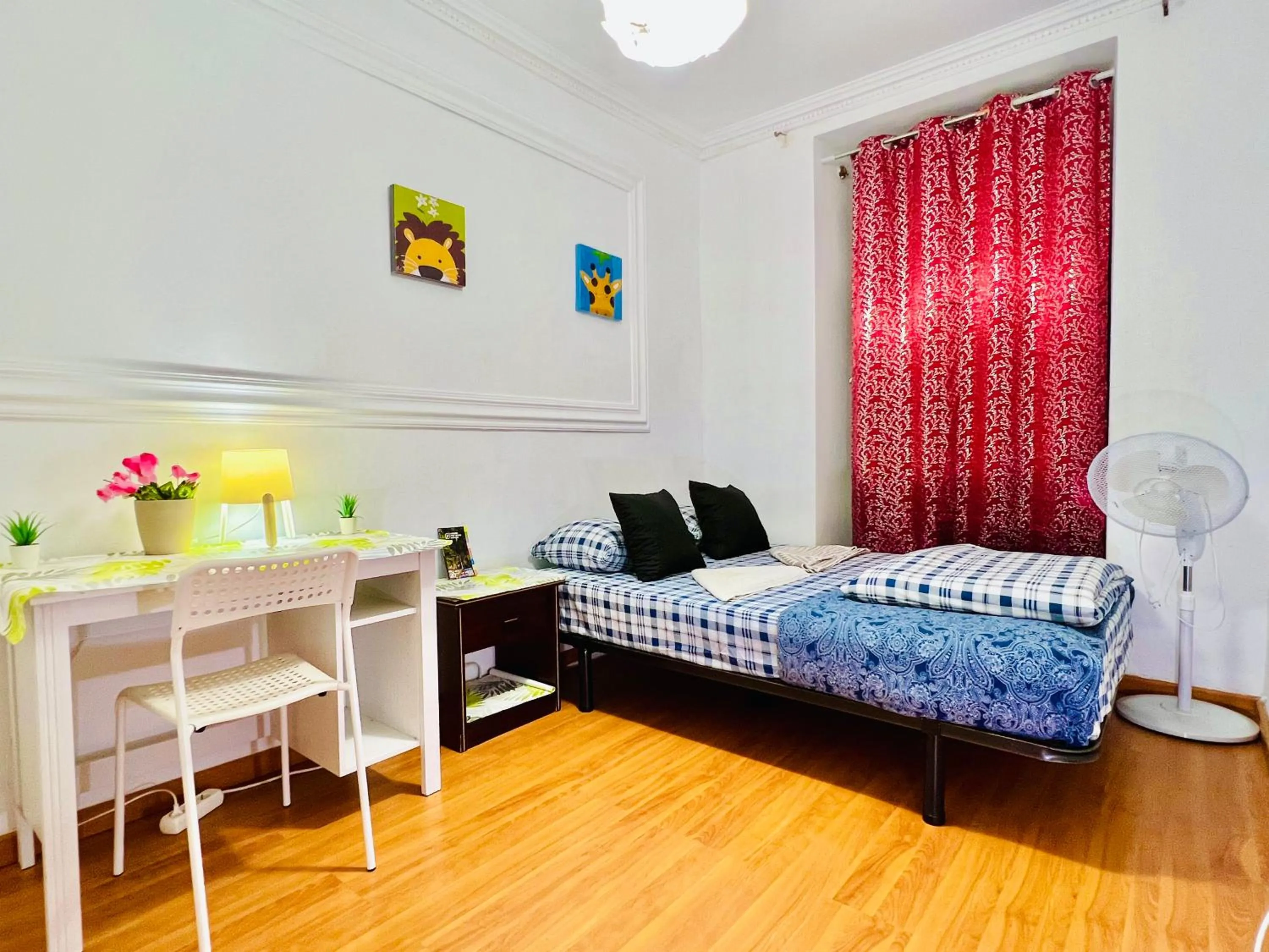 Bed in Garden Guest House