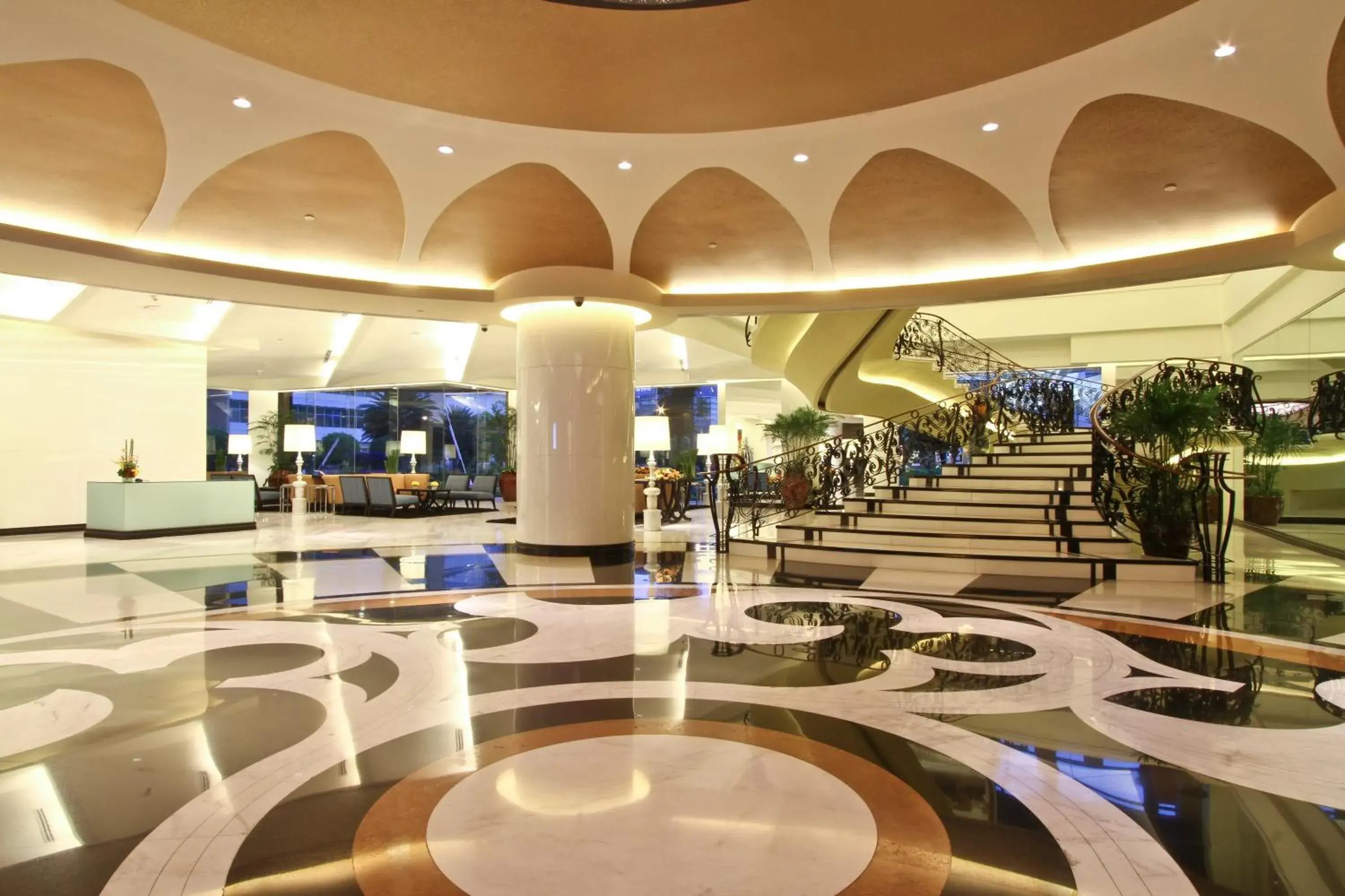 Lobby or reception in The Bellevue Manila Lobby or reception in The Bellevue Manila