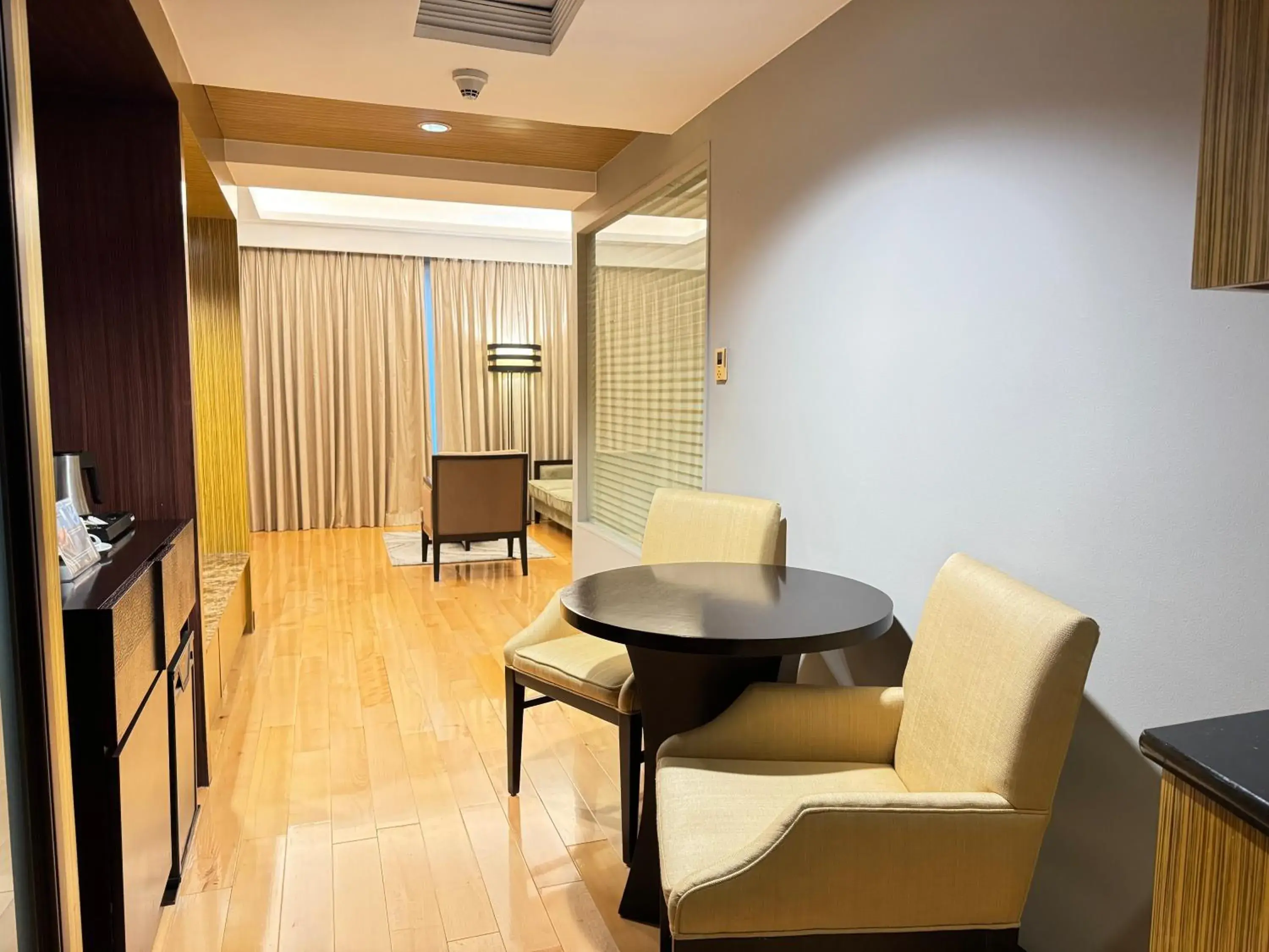 Living room in The Bellevue Manila Living room in The Bellevue Manila