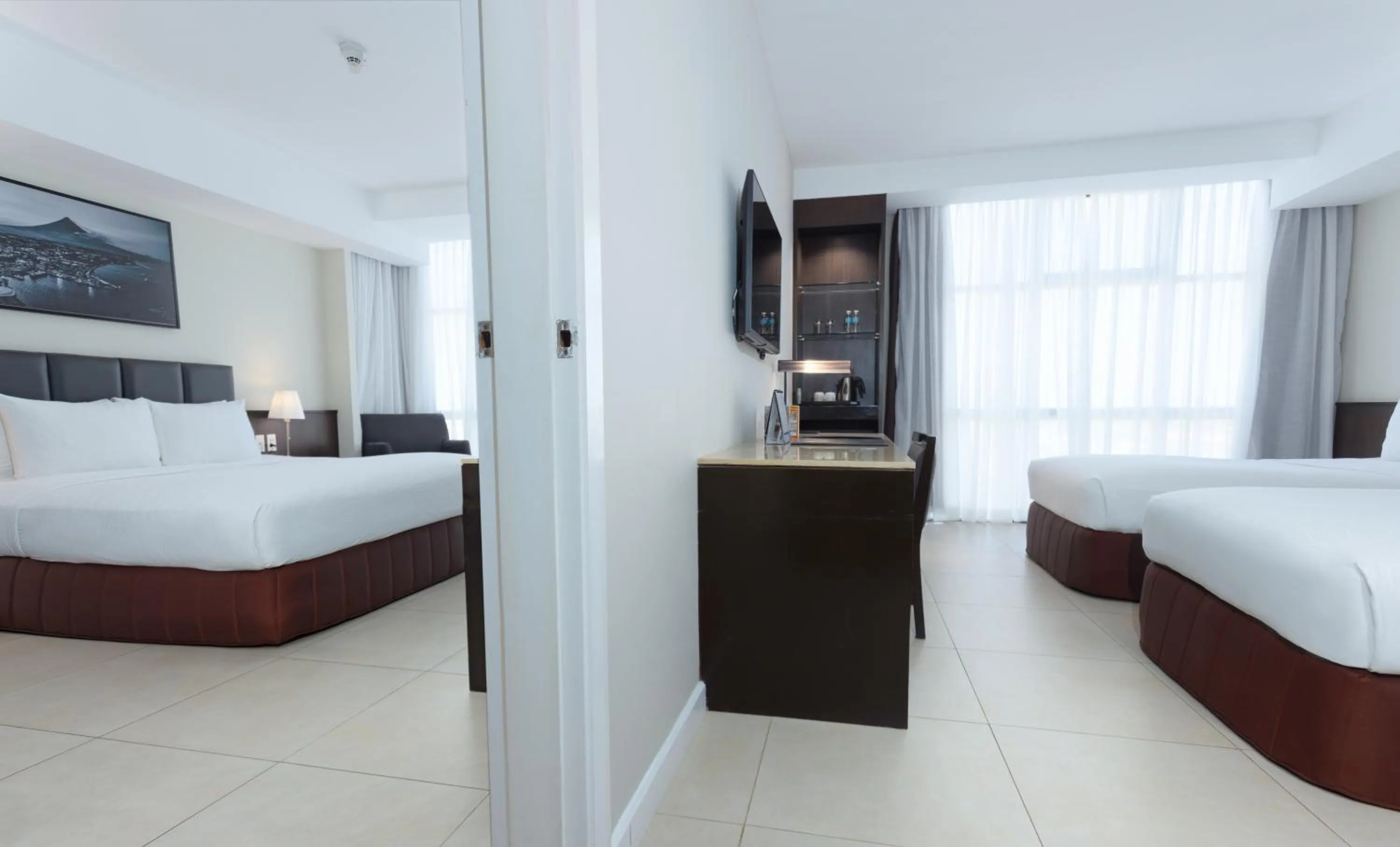 Bed in The B Hotel Alabang