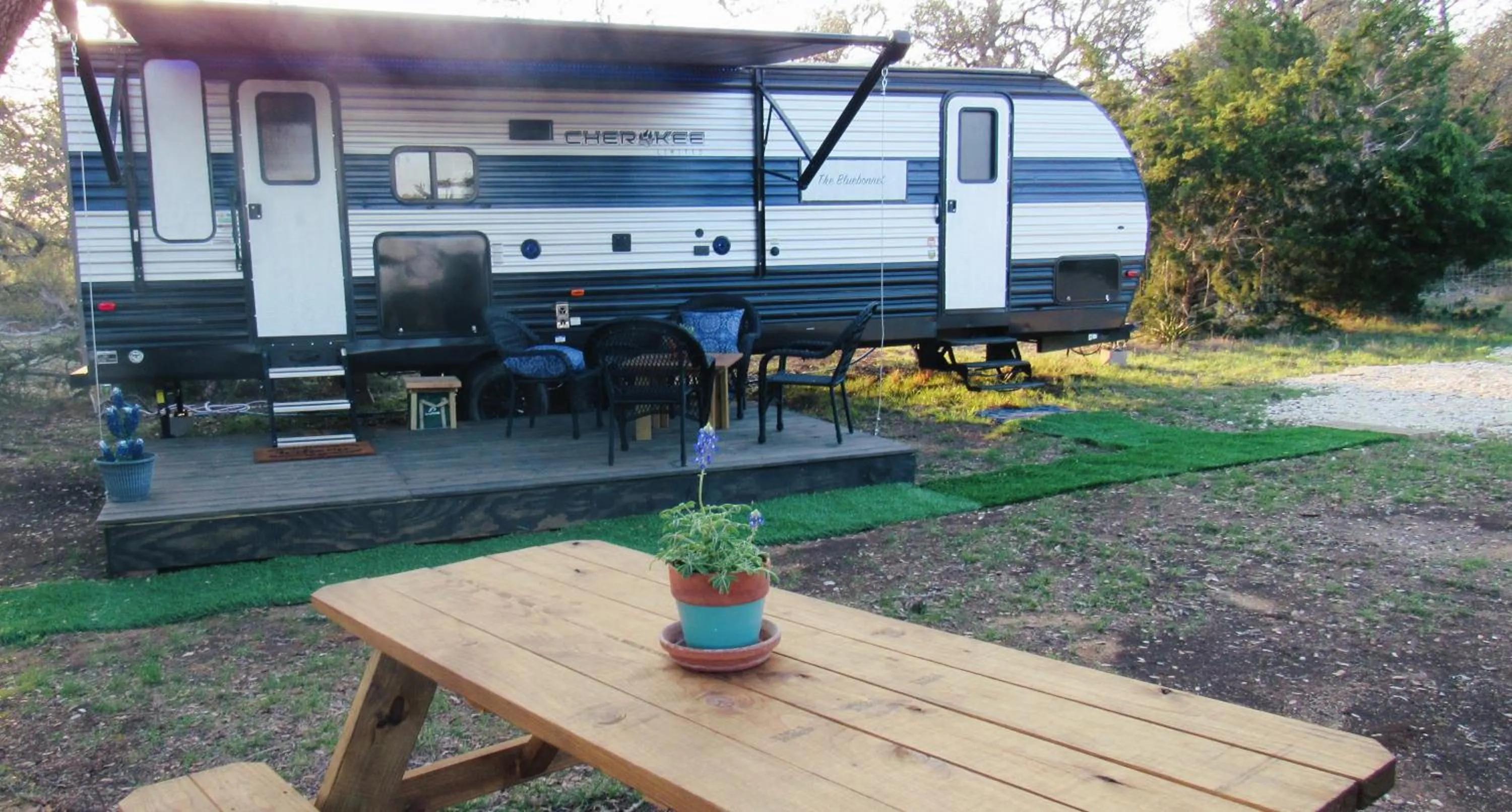 Patio in The Alexander at Creek Road