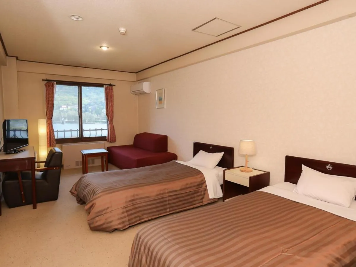 Bed in Shirakabako View Hotel
