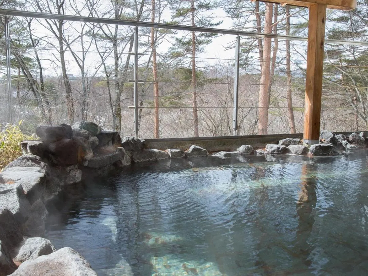 Hot Spring Bath in Itoen Hotel Kusatsu