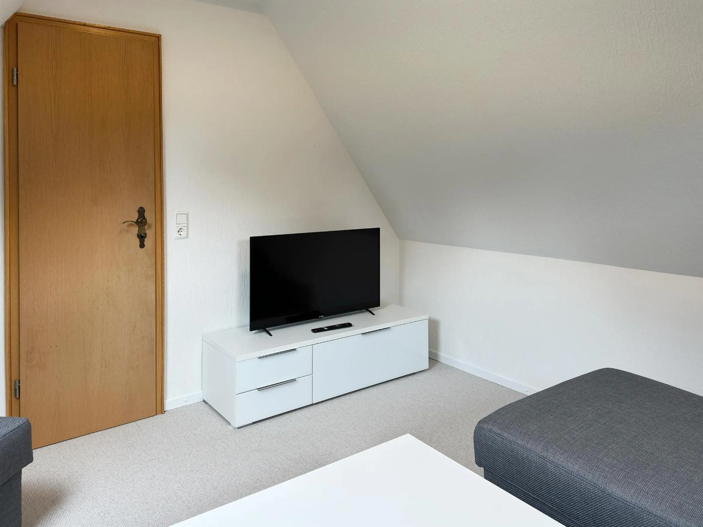 TV and multimedia, Bed in Haus *Üüs Aran* Wohnung Nr. 6
