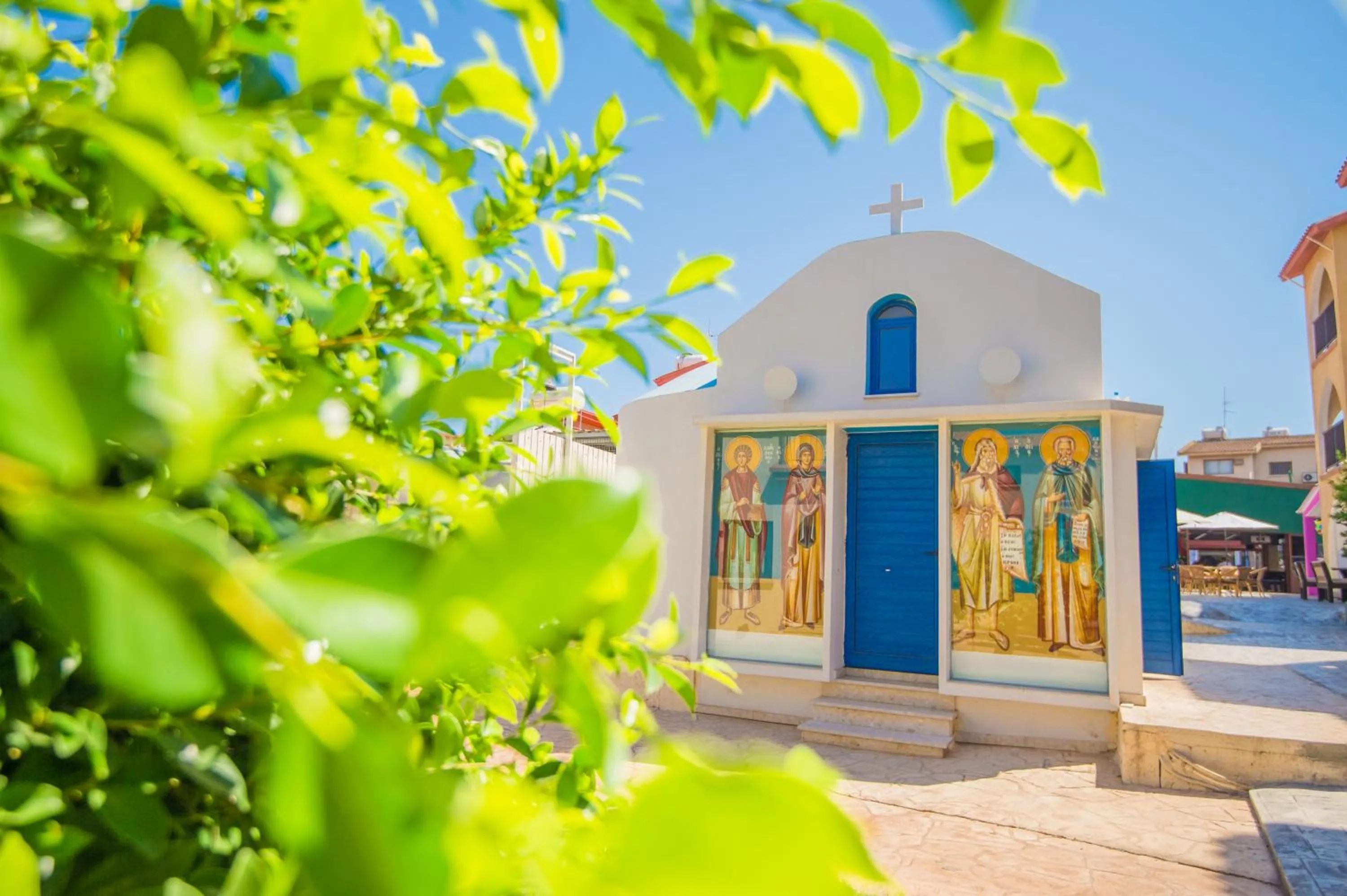Patio in Windmills Hotel Apartments