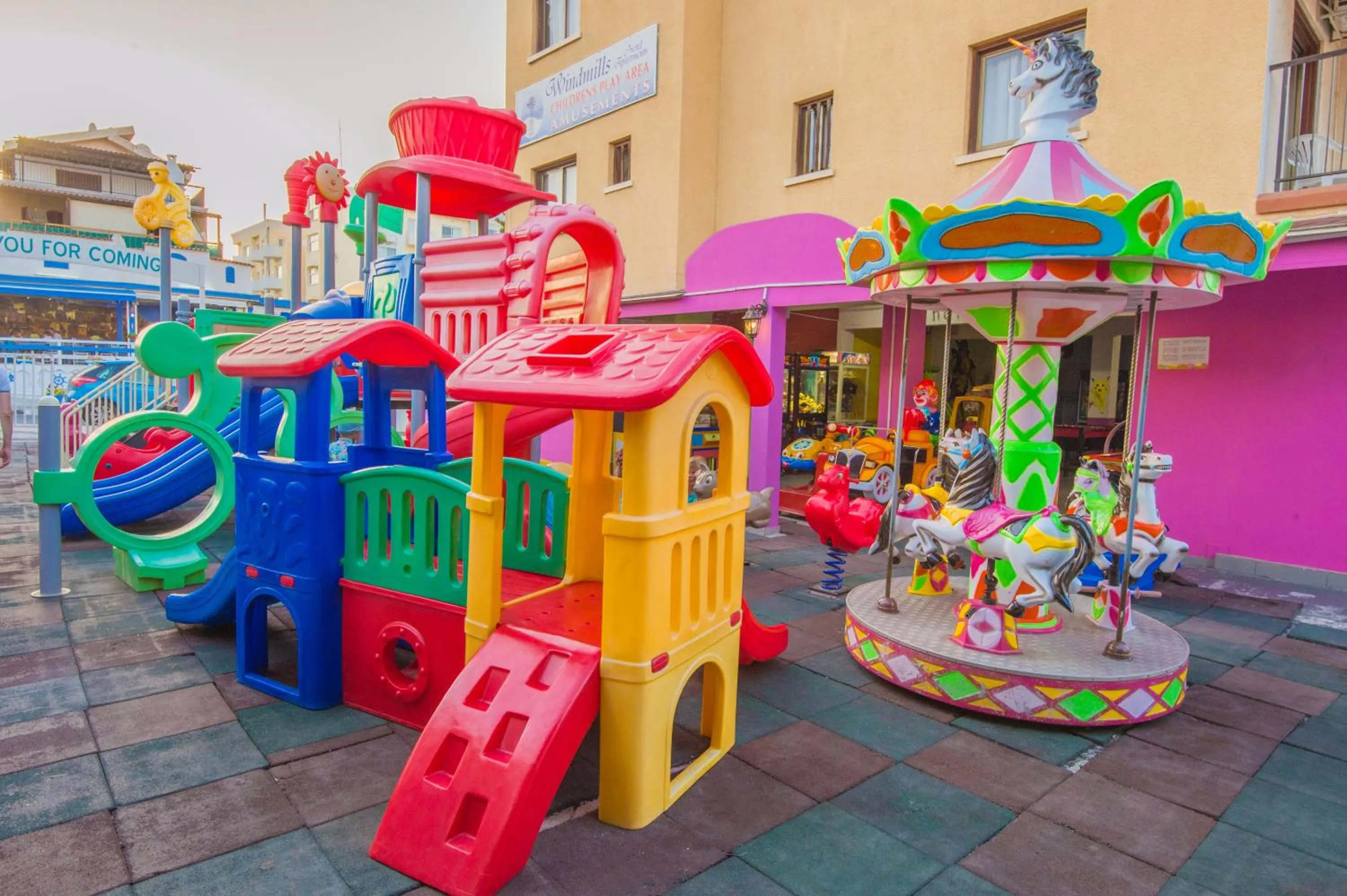 Property building in Windmills Hotel Apartments