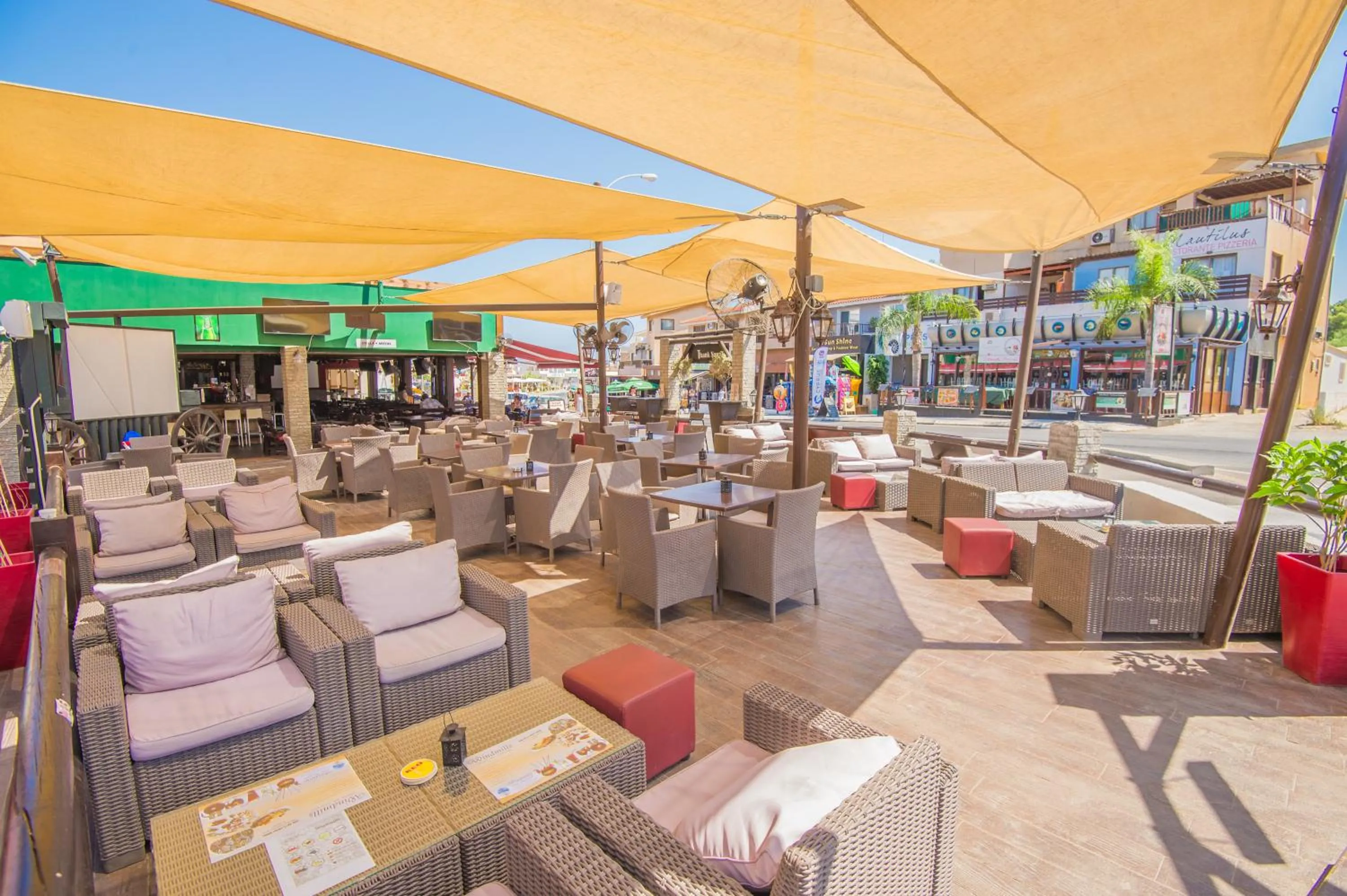 Patio in Windmills Hotel Apartments