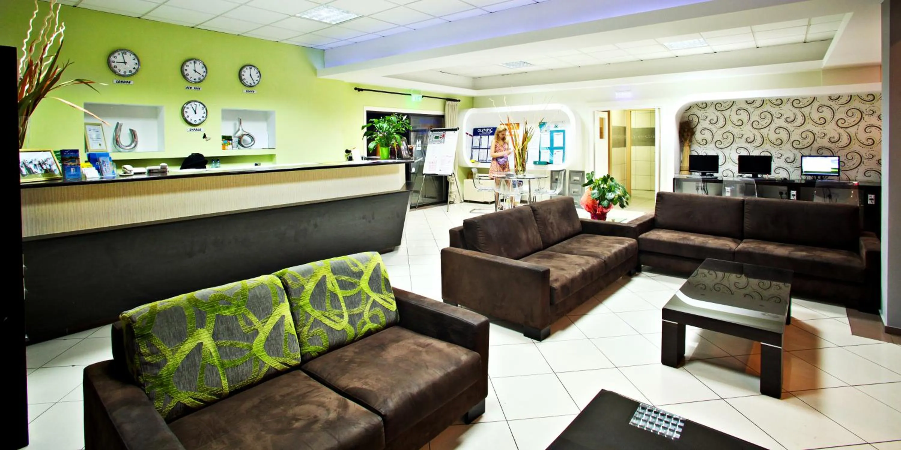 Lobby or reception in Windmills Hotel Apartments