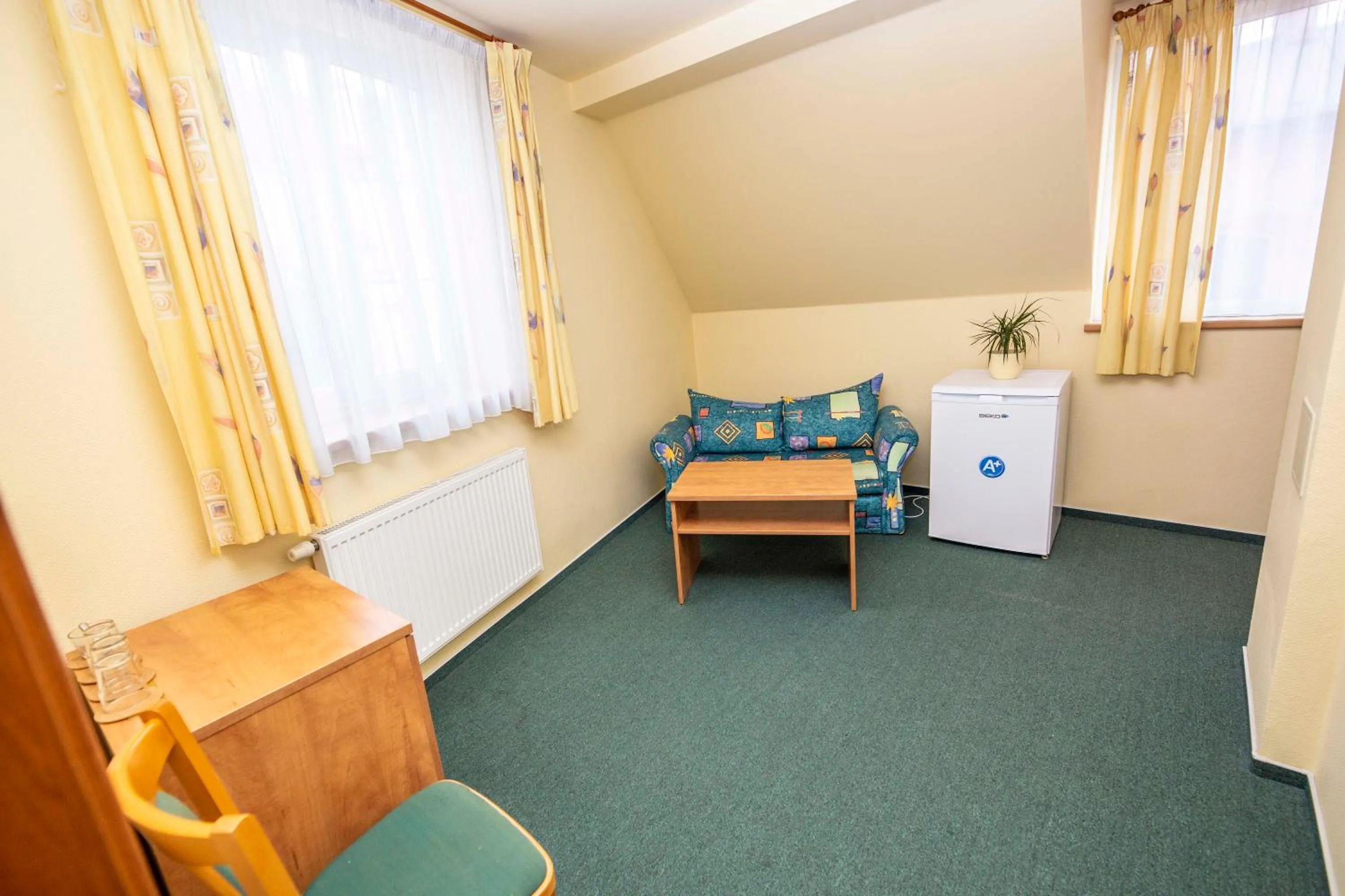 Seating area, Bed in Pension KA.PR