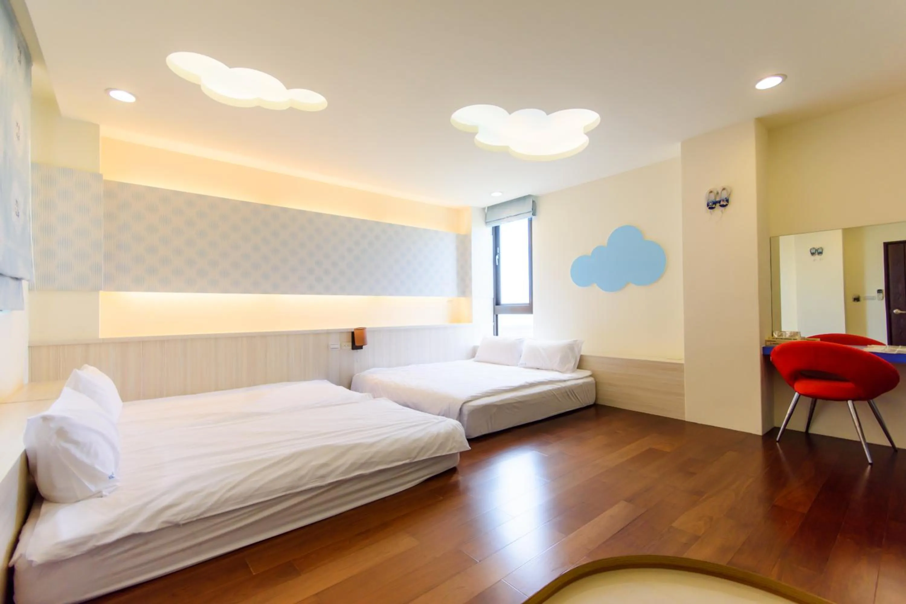Quadruple Room with Sea View in Tiramisu places Sea view Homestay