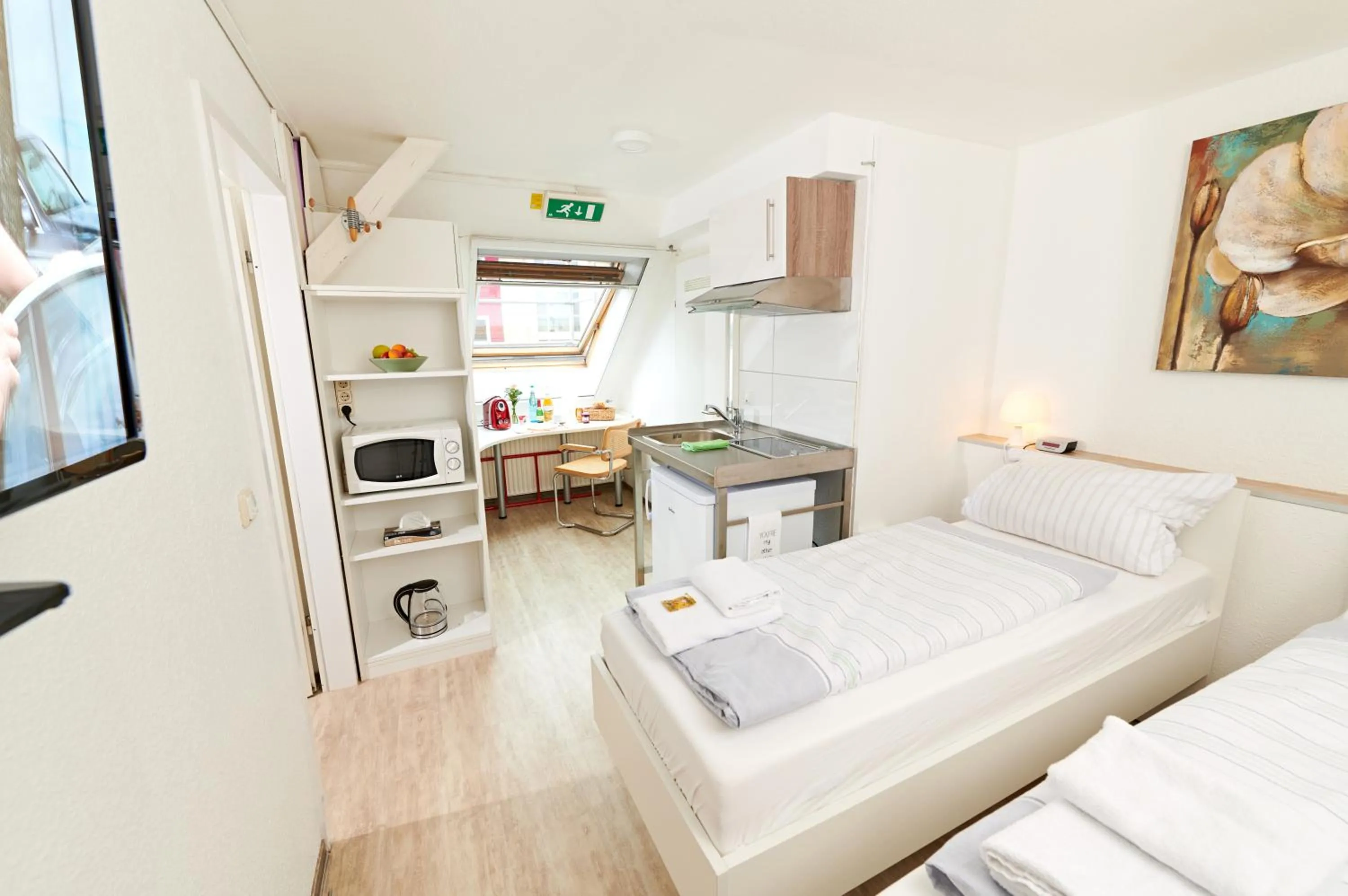 Living room, Bed in Aparthotel Marion Weber