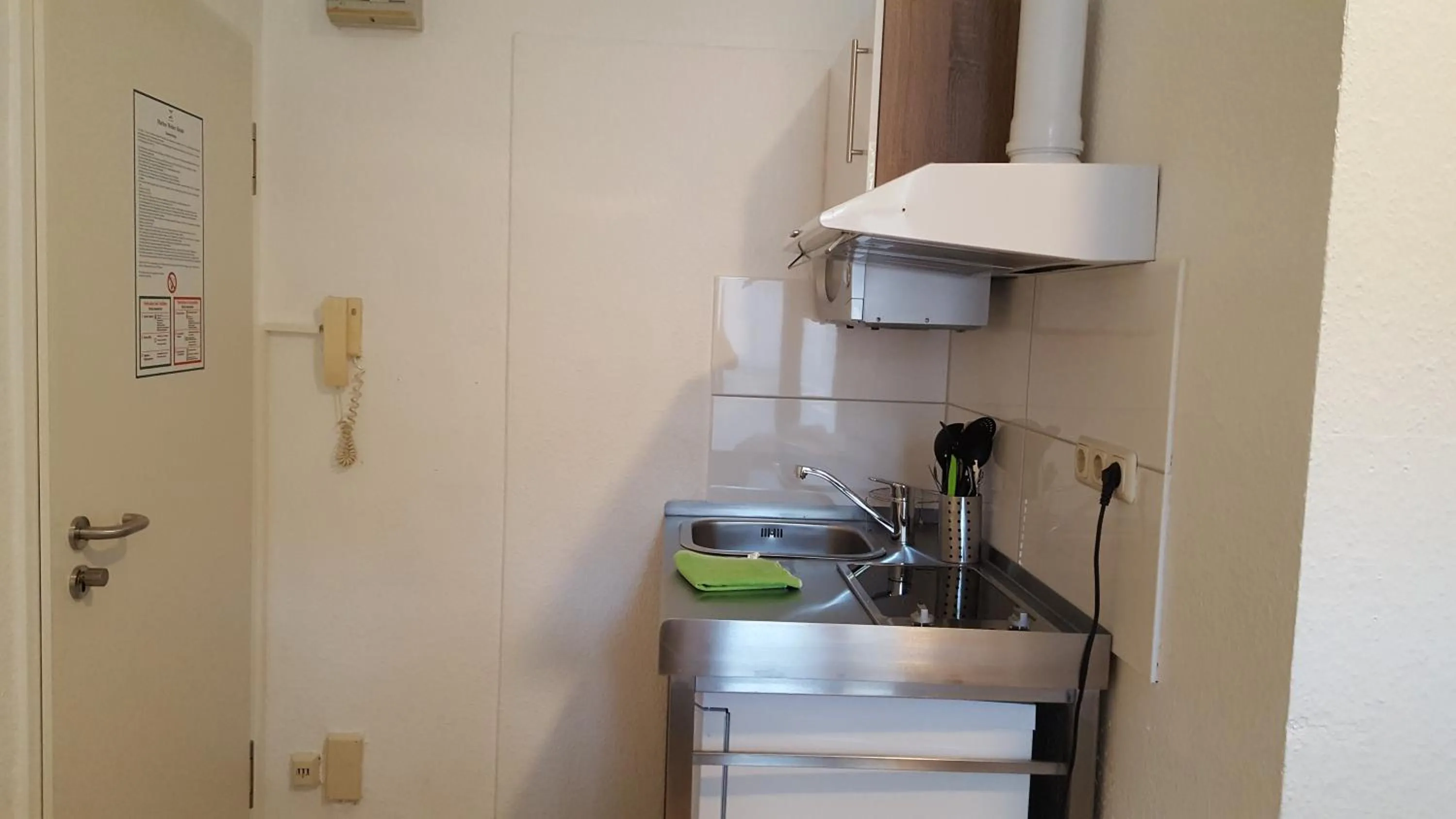 Kitchen or kitchenette in Aparthotel Marion Weber