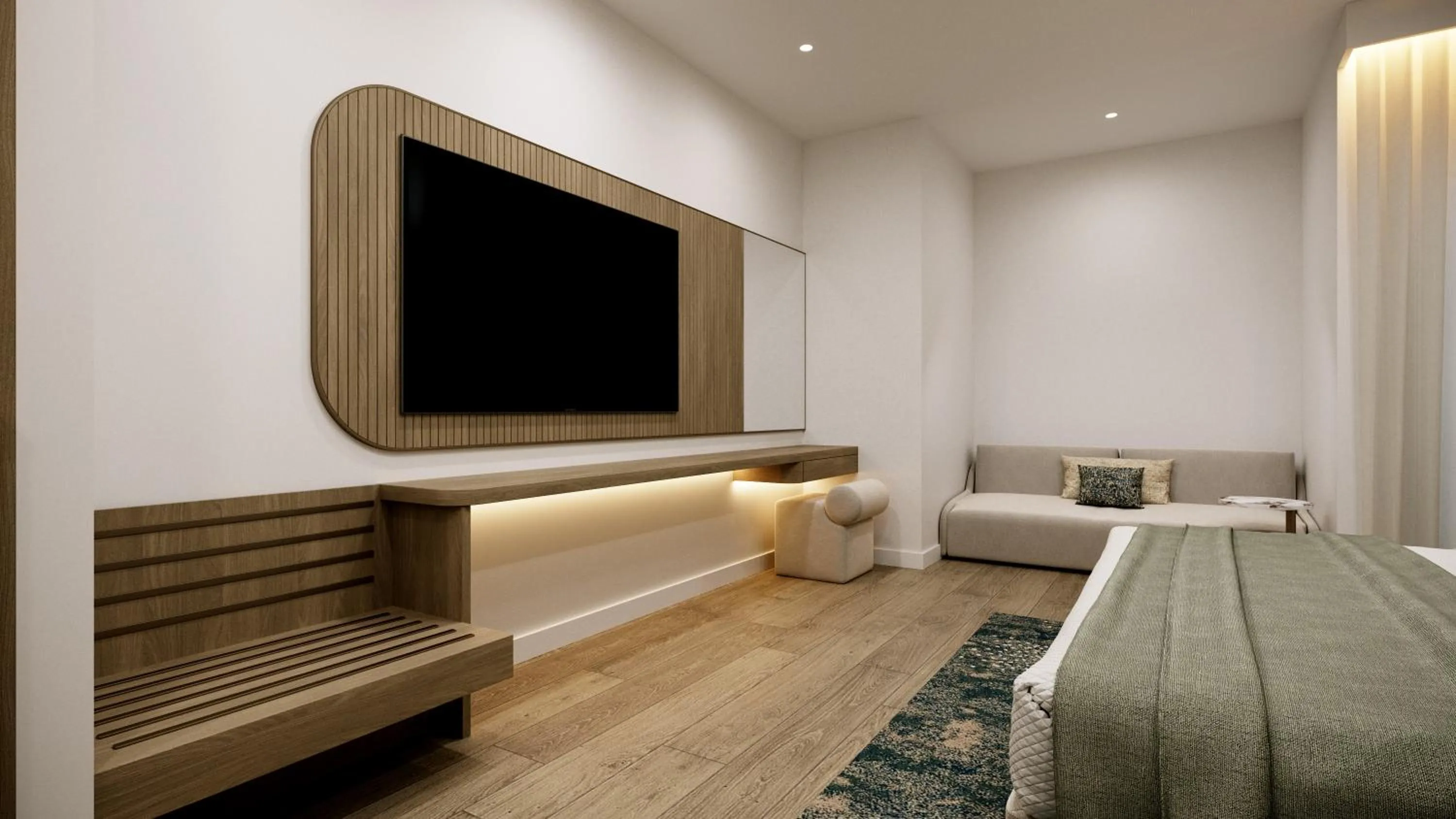 Bedroom, Bed in Hotel Harmony by Aycon