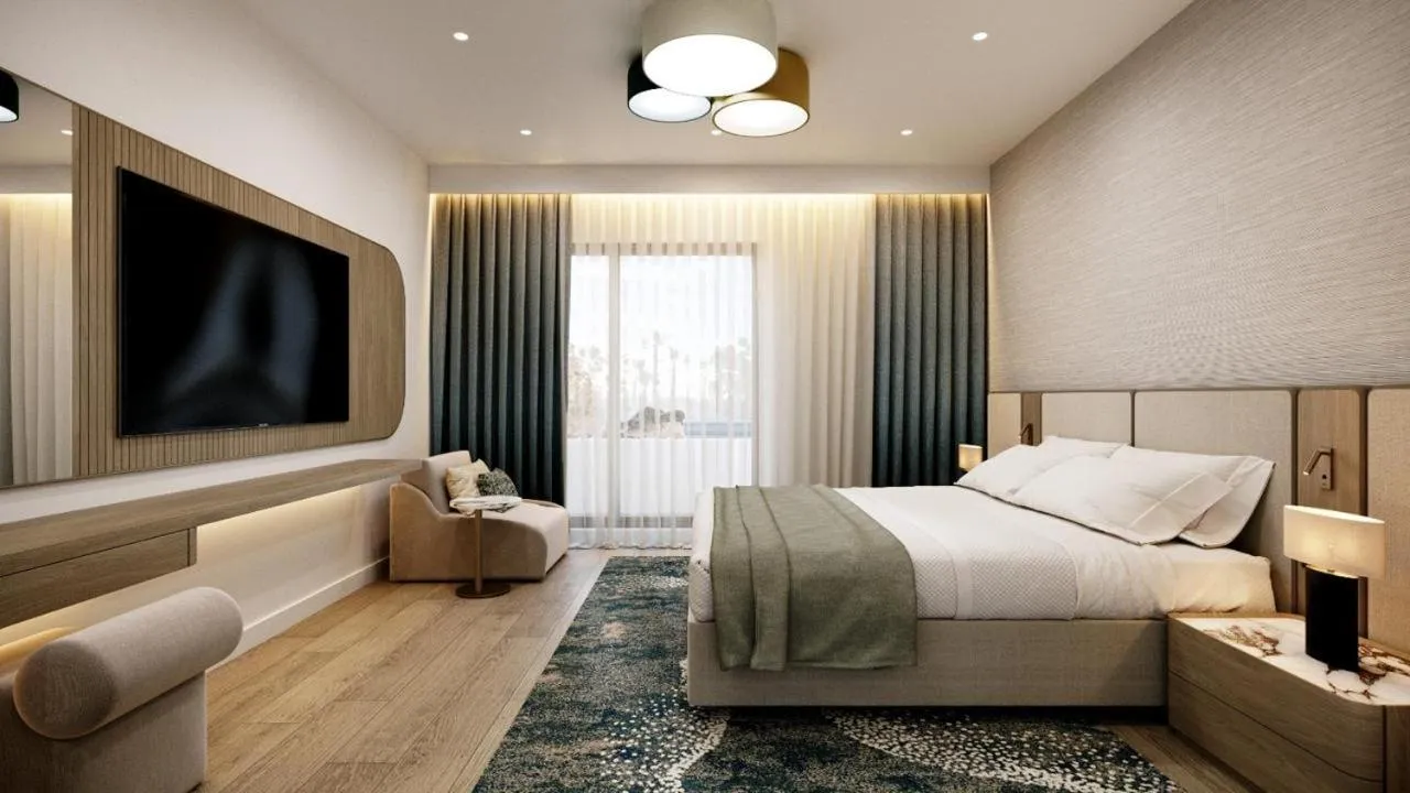 TV and multimedia, Bed in Hotel Harmony by Aycon