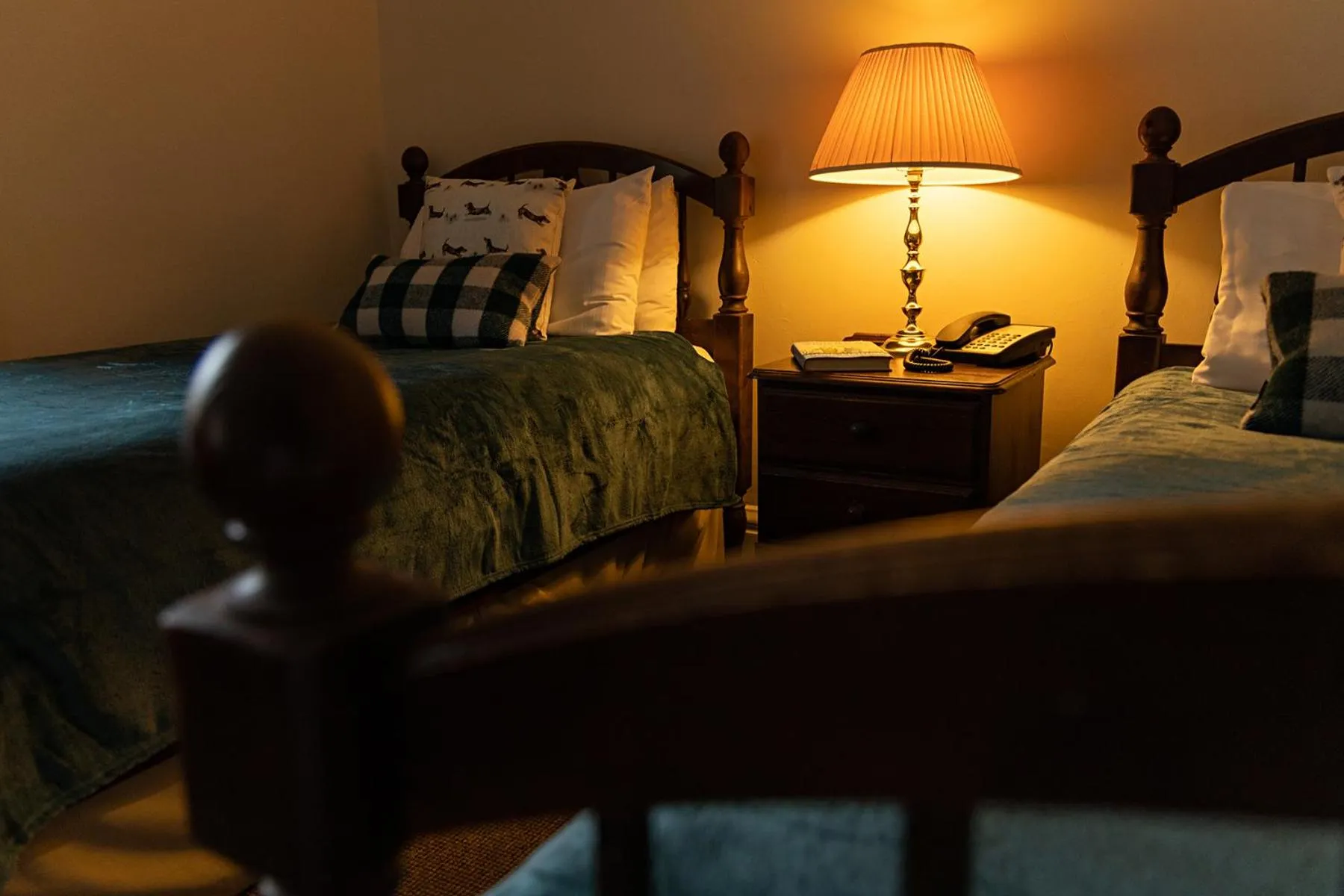 Bed in The Royal Oak Exmoor