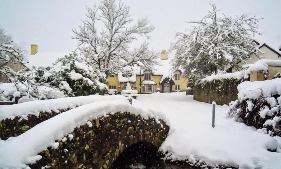 Winter in The Royal Oak Exmoor
