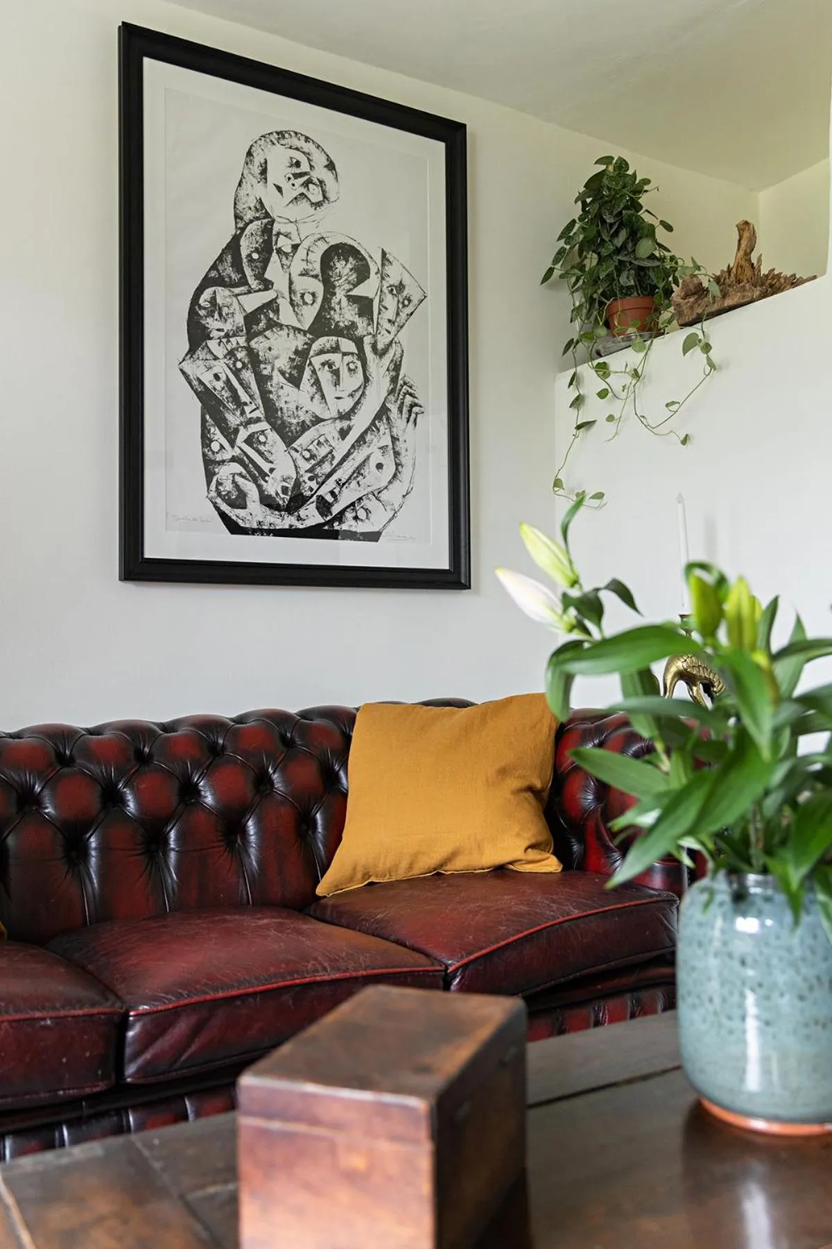 Living room in The Royal Oak Exmoor