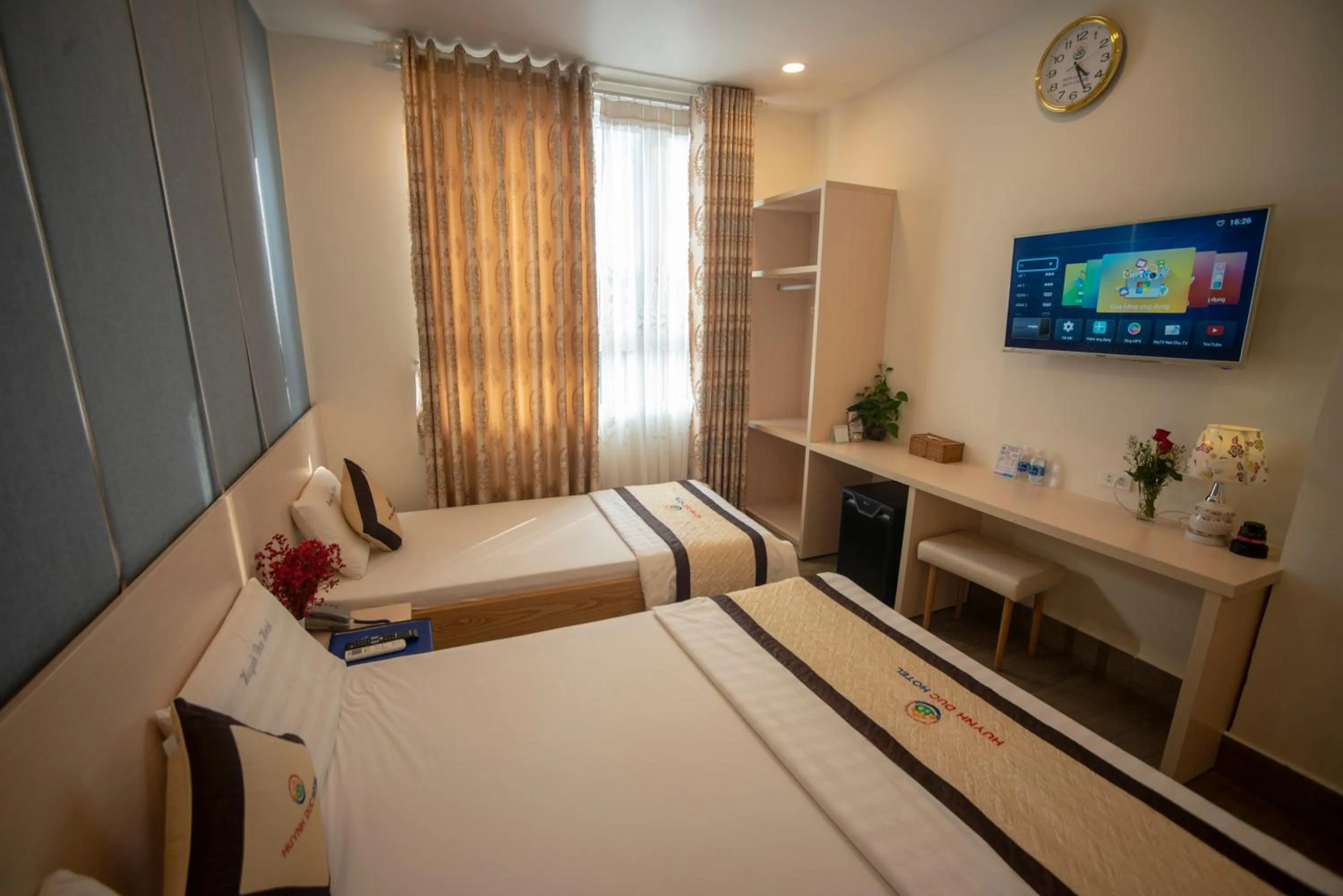 Bed in Huynh Duc 2 Hotel