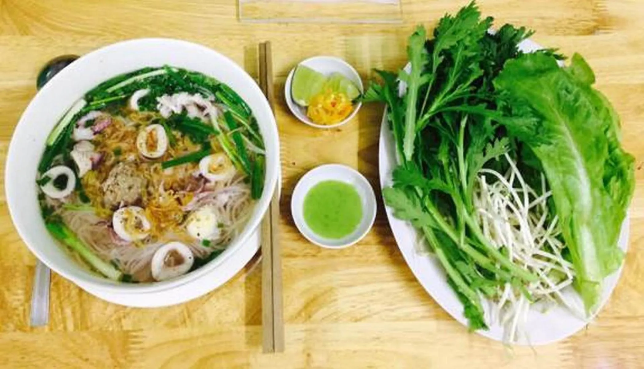 Breakfast in Huynh Duc 2 Hotel