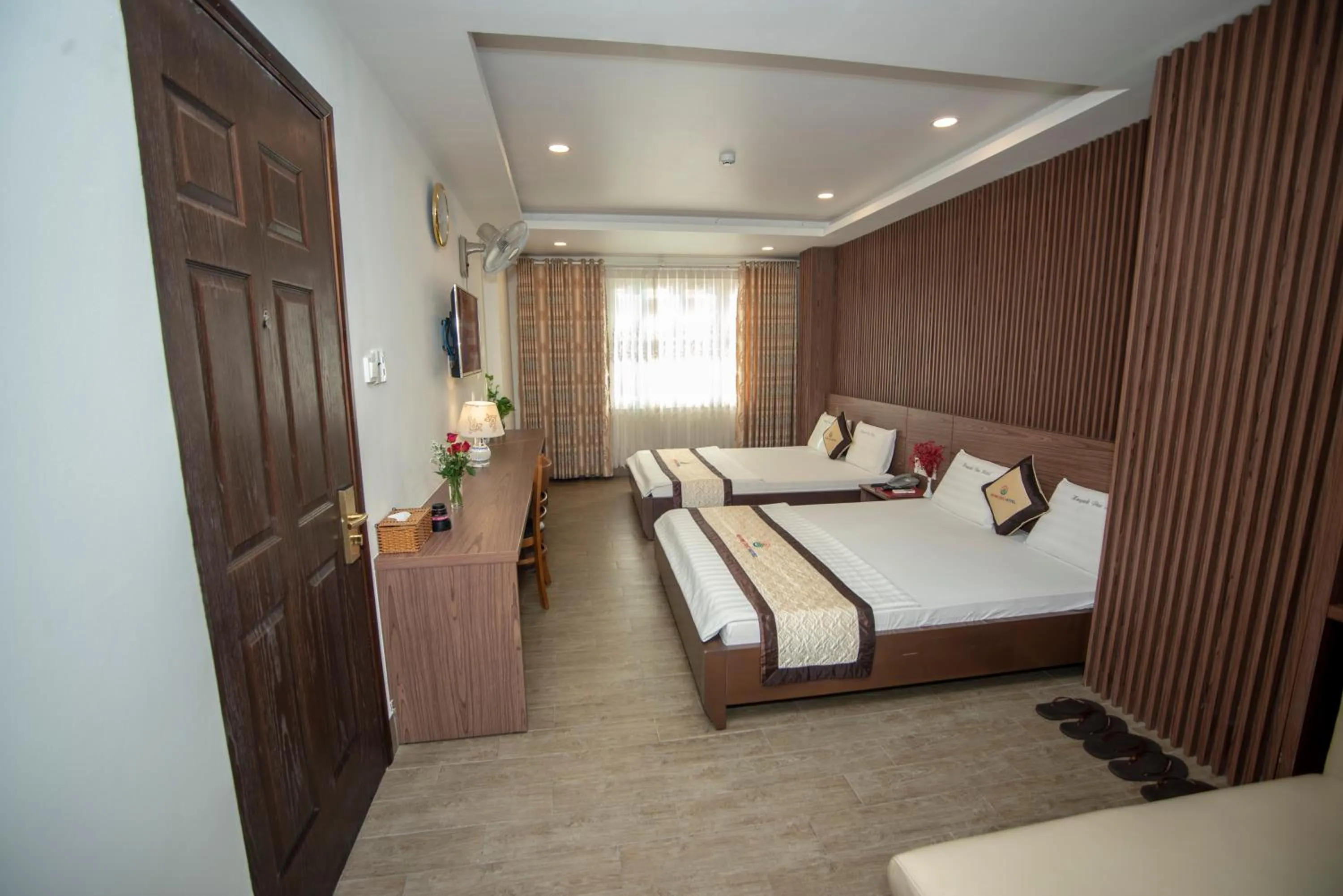 Bed in Huynh Duc 2 Hotel