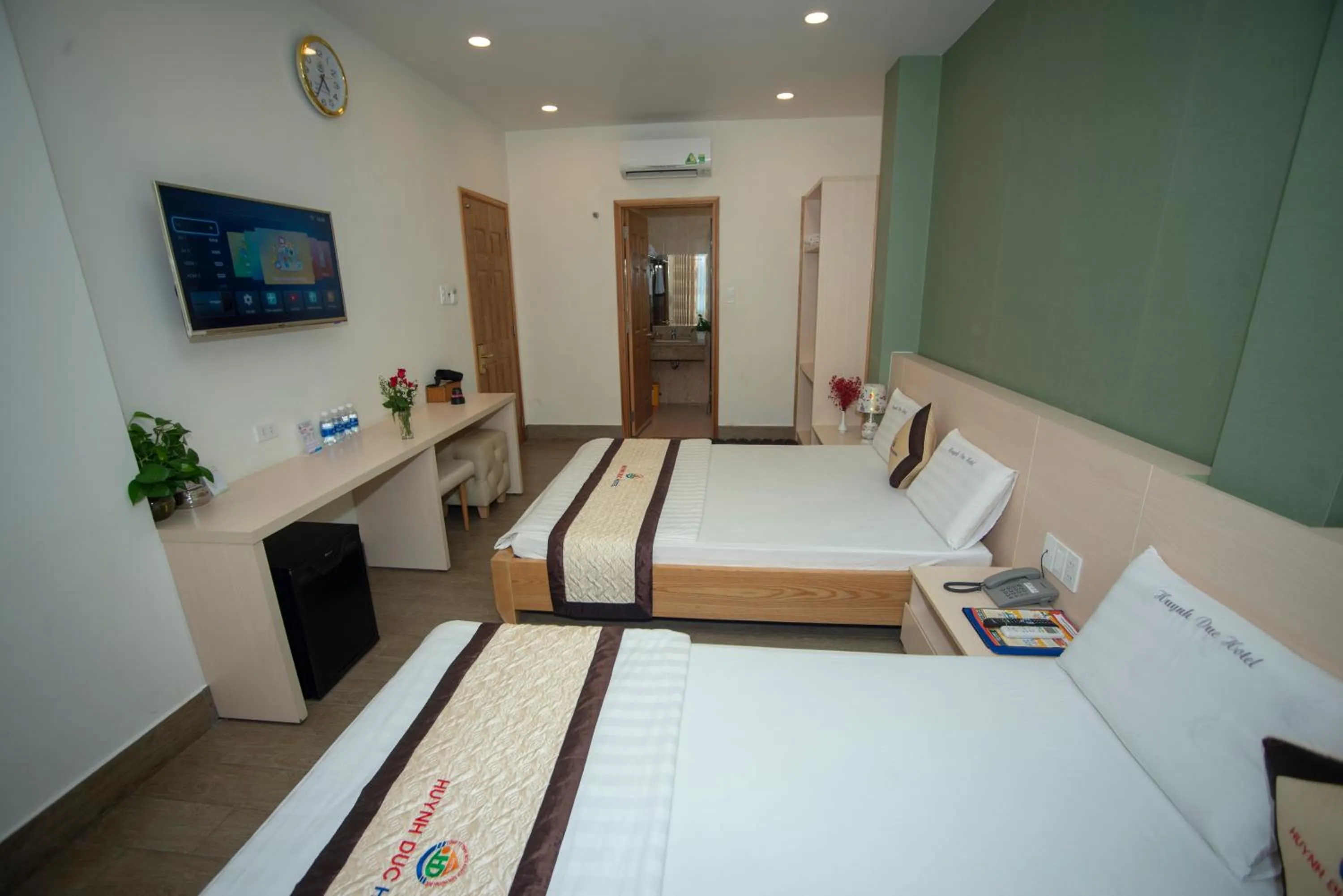 Bed in Huynh Duc 2 Hotel