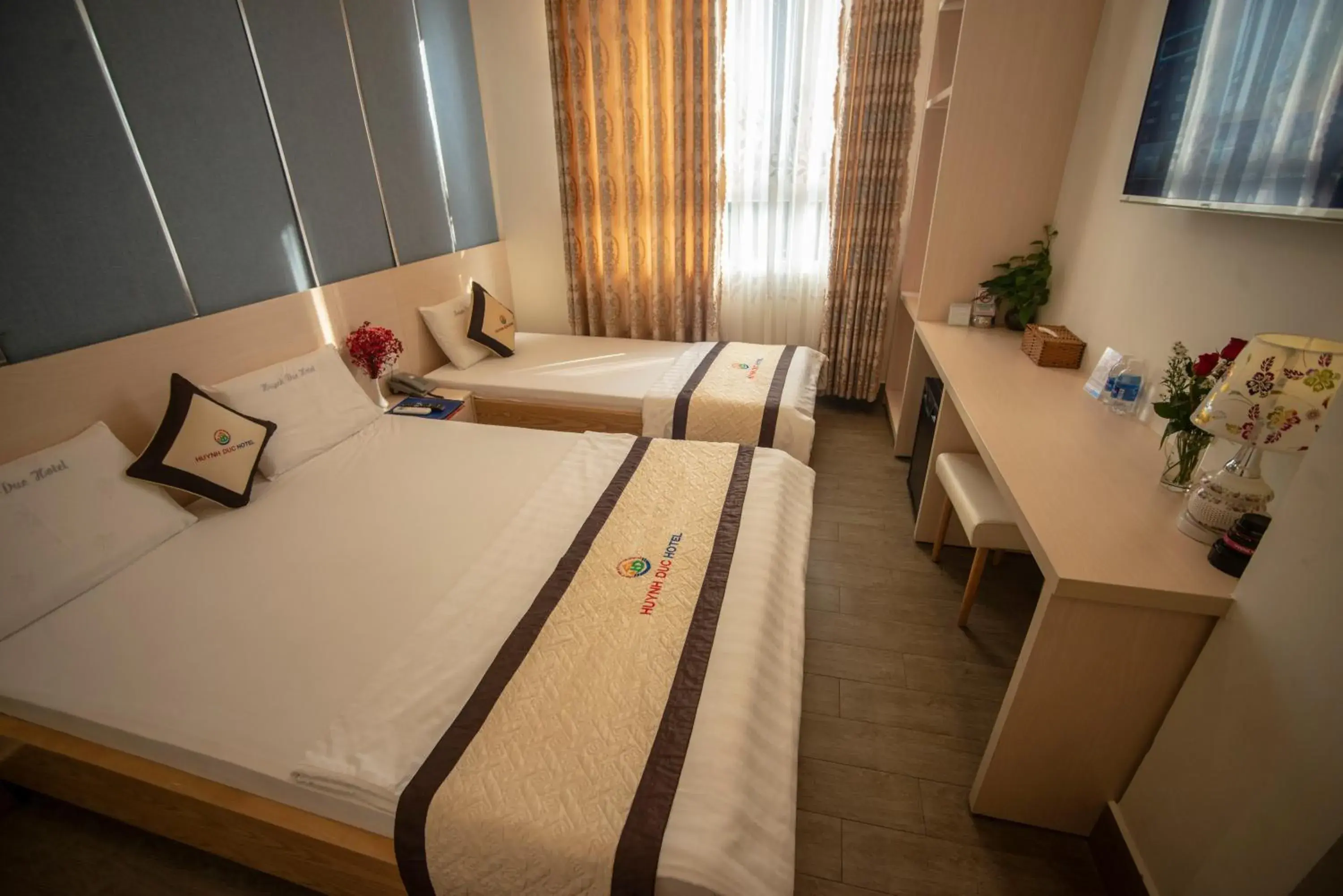 Bed in Huynh Duc 2 Hotel Bed in Huynh Duc 2 Hotel