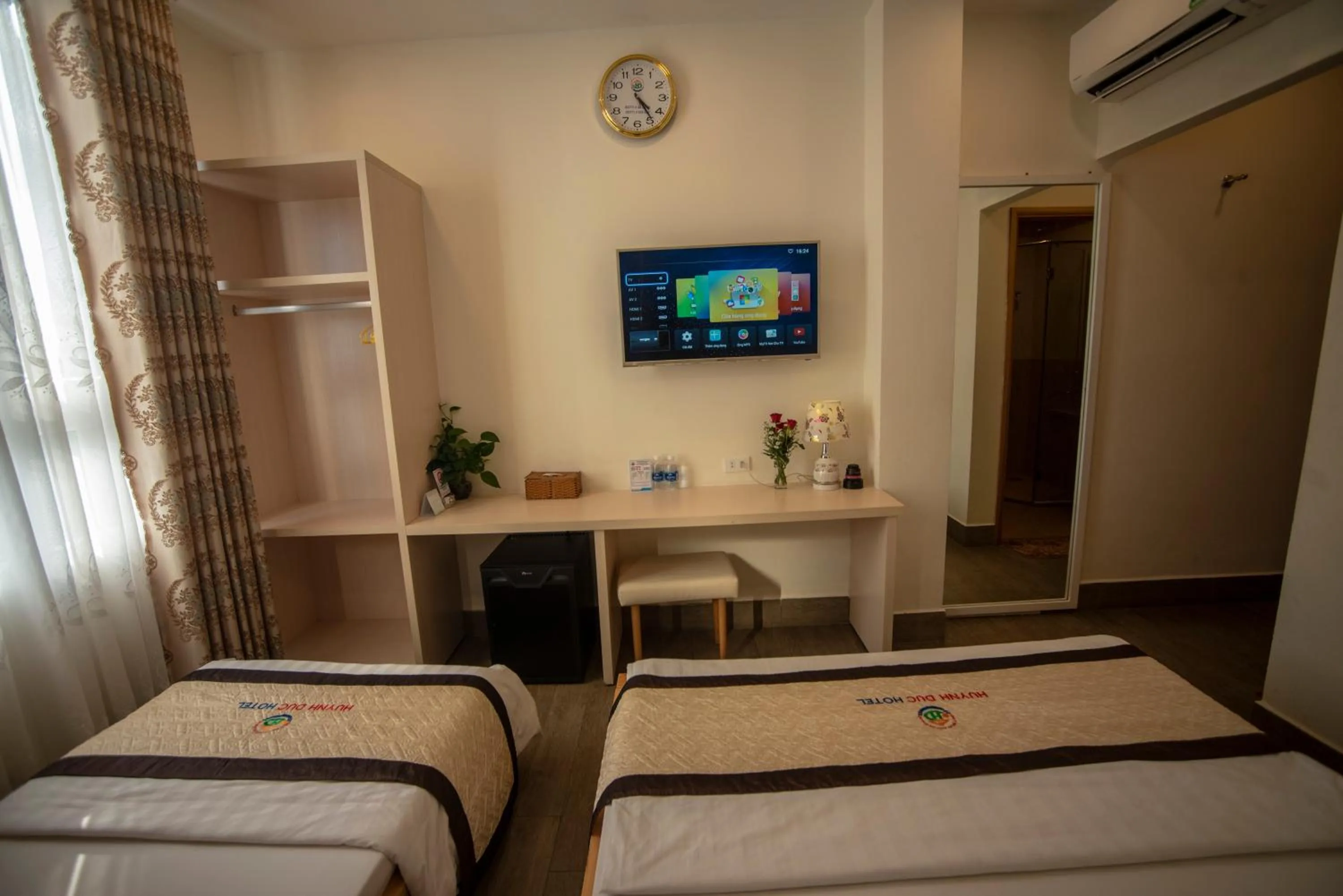 Bed in Huynh Duc 2 Hotel