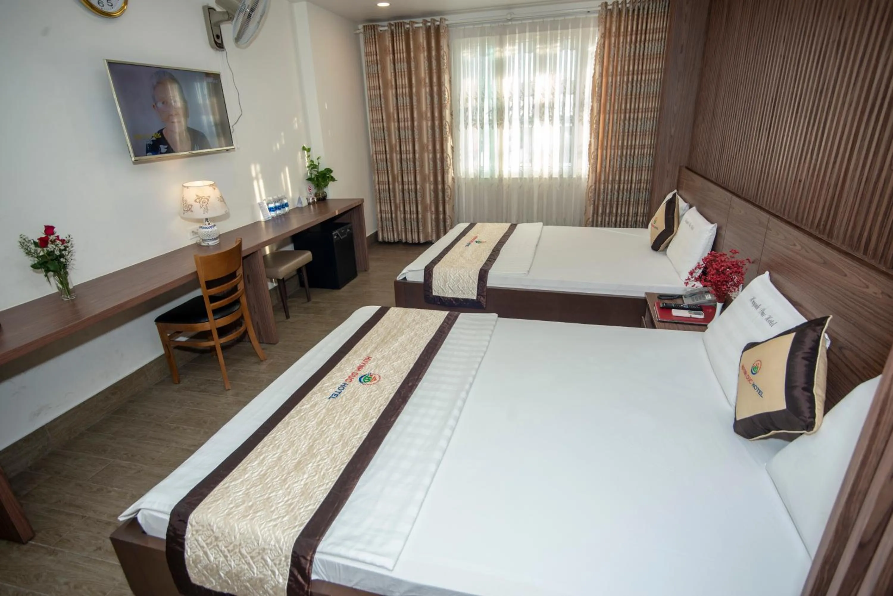 Bed in Huynh Duc 2 Hotel