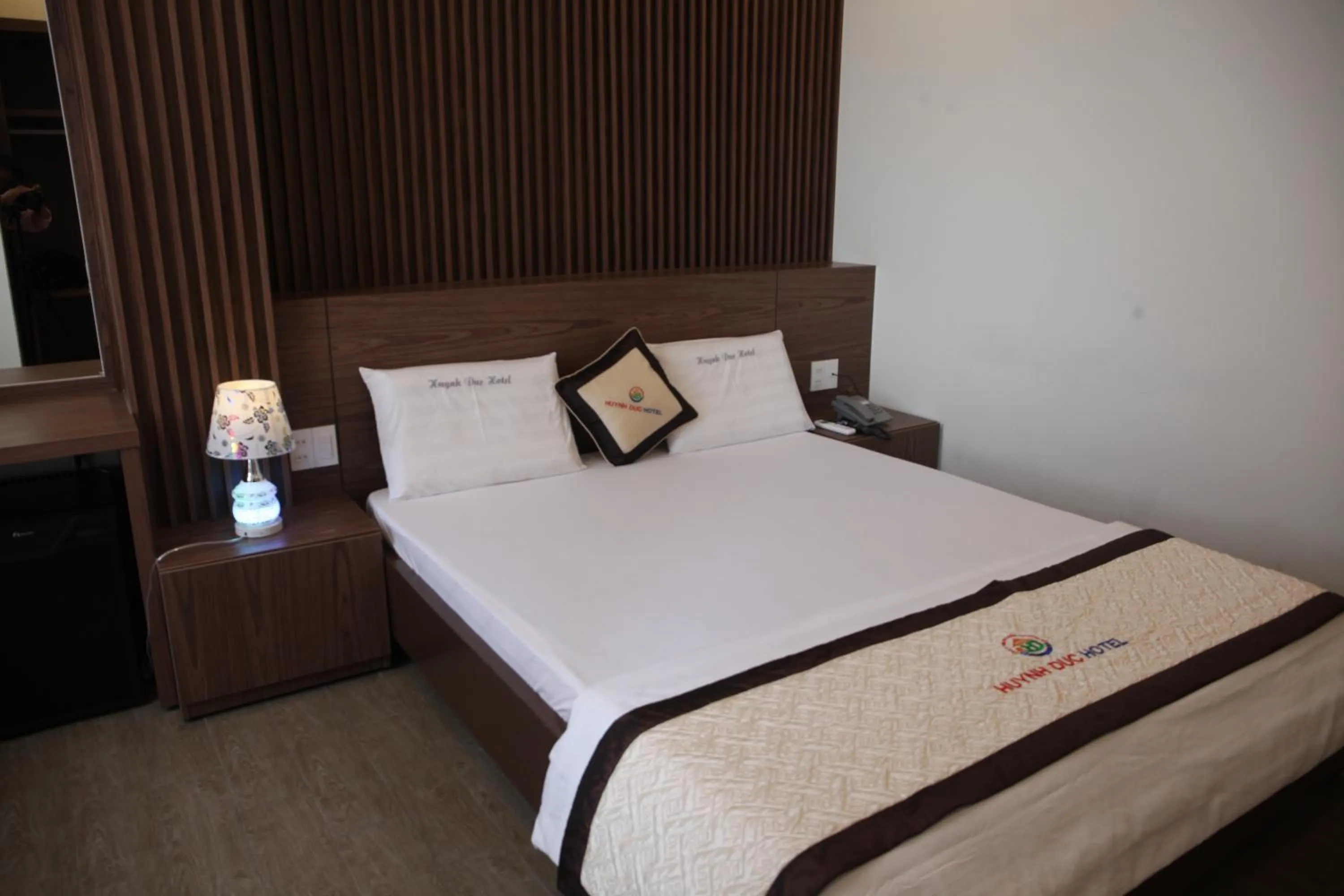 Bed in Huynh Duc 2 Hotel
