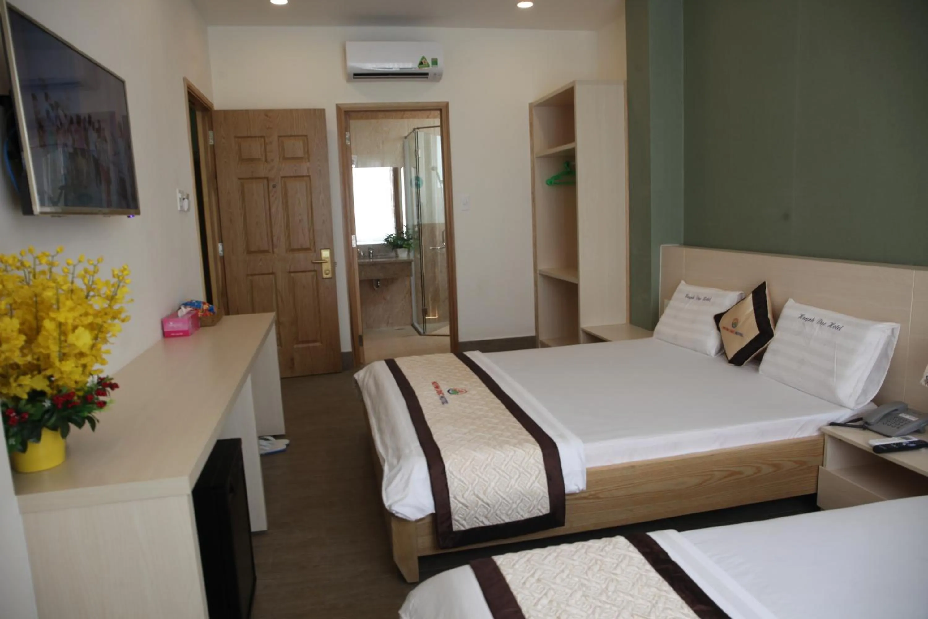 Bed in Huynh Duc 2 Hotel