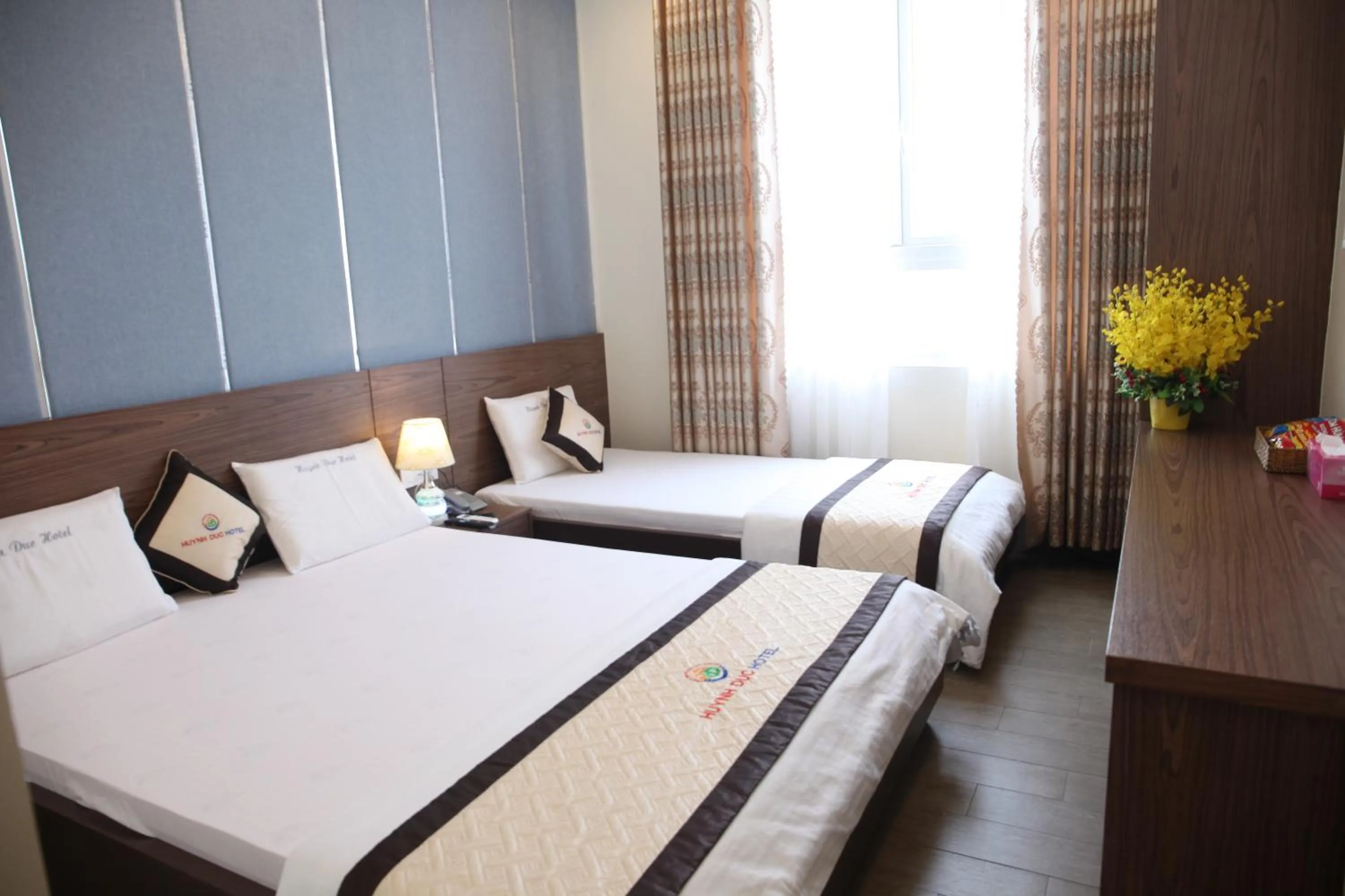 Bed in Huynh Duc 2 Hotel