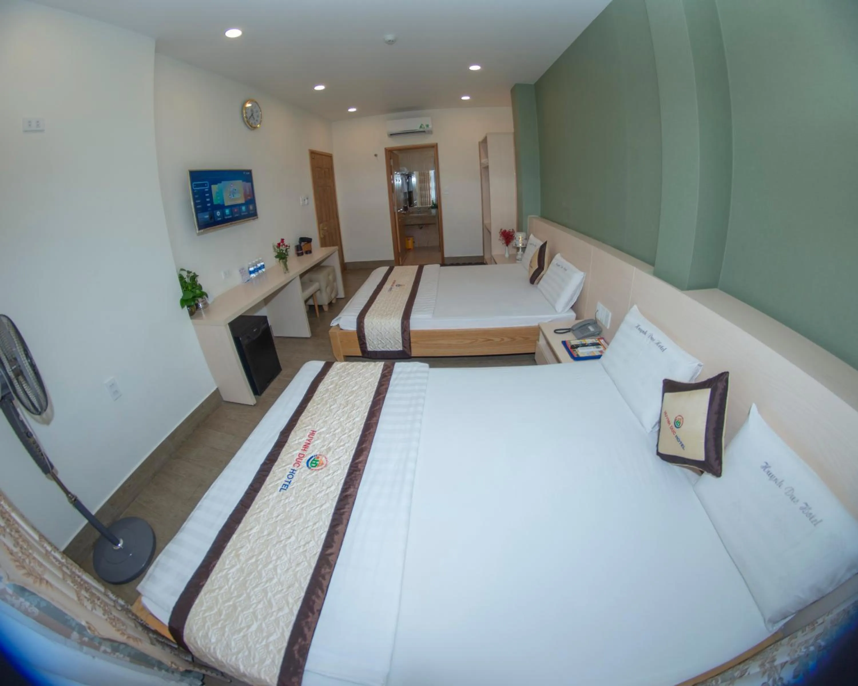 Bed in Huynh Duc 2 Hotel