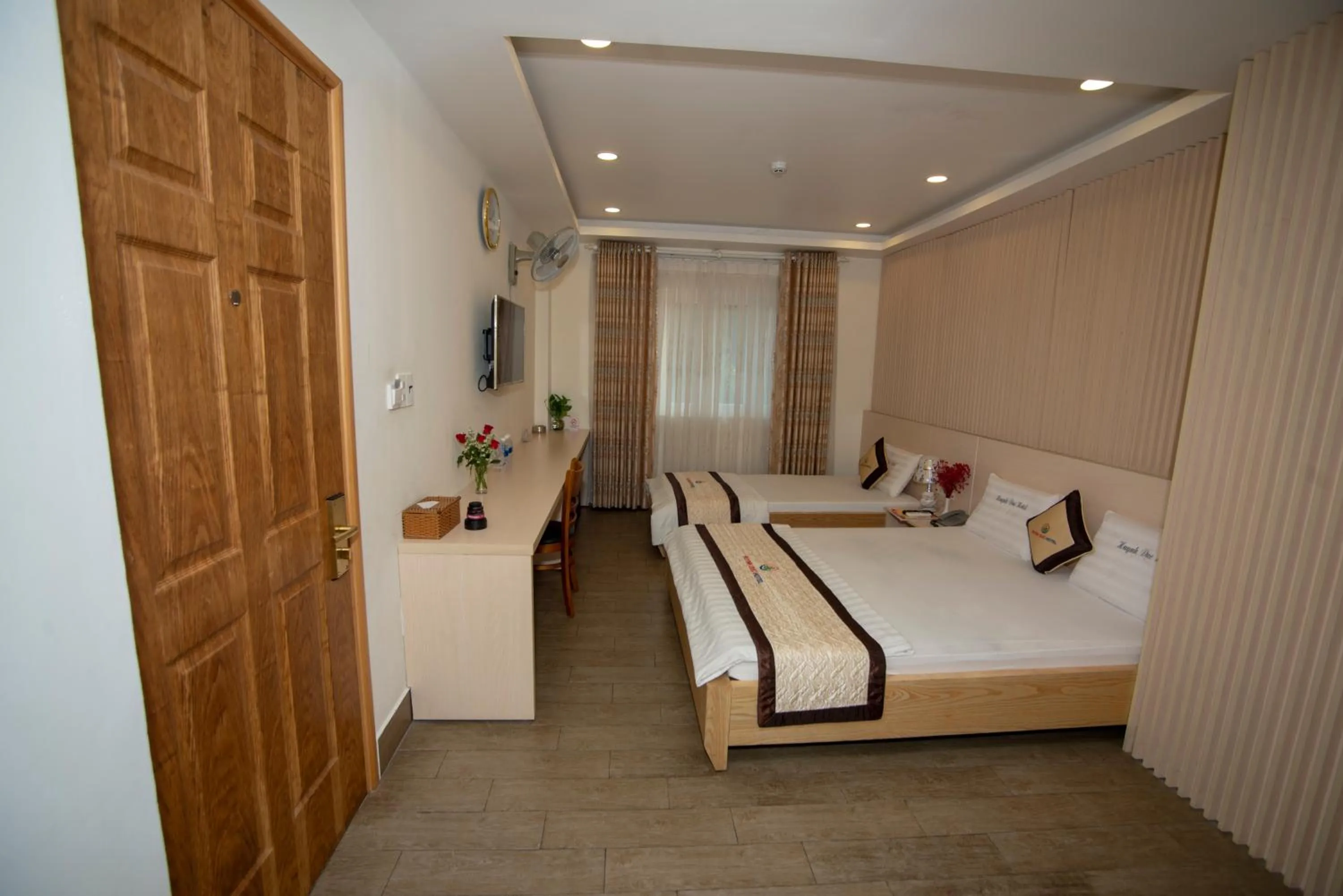 Bed in Huynh Duc 2 Hotel